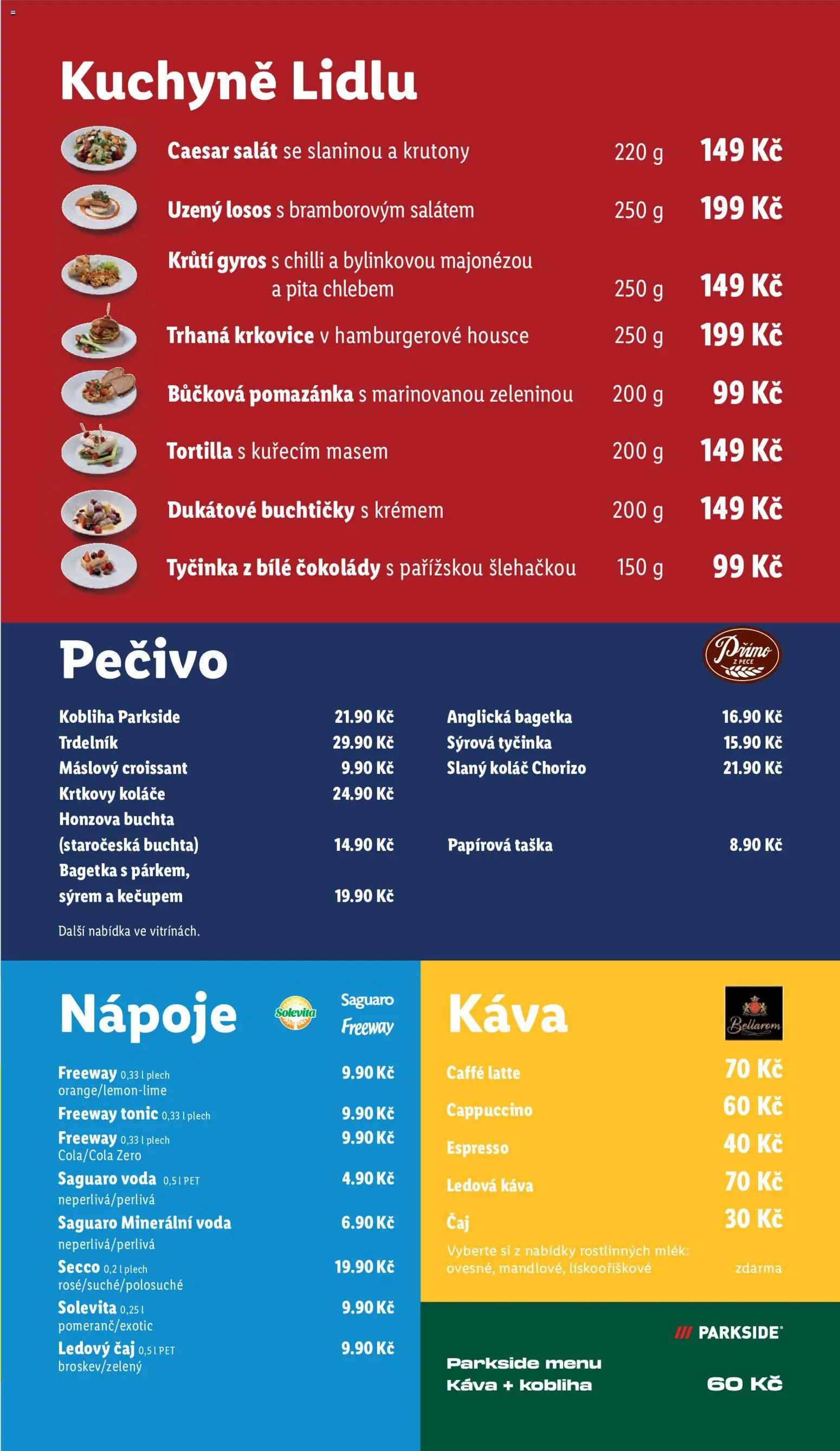 Lidl leták - Země živitelka od 20.08.2026 | Strana: 3 | Produkty: Ledová káva, Saguaro, Krkovice, Ledový čaj