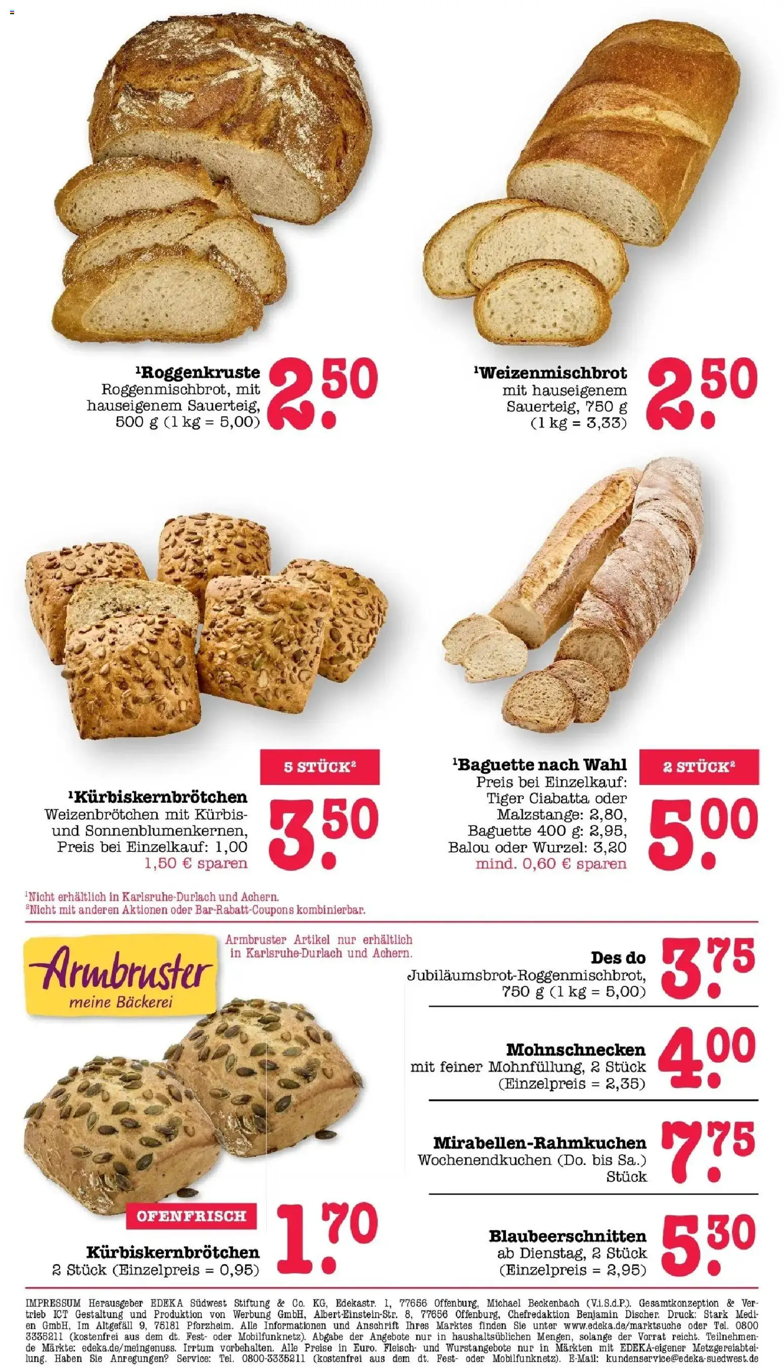 E center Prospekt Karlsruhe (ab 24.08.2026) zum Blättern | Seite: 12 | Produkte: Bäckerei, Baguette, Kürbis, Fleisch