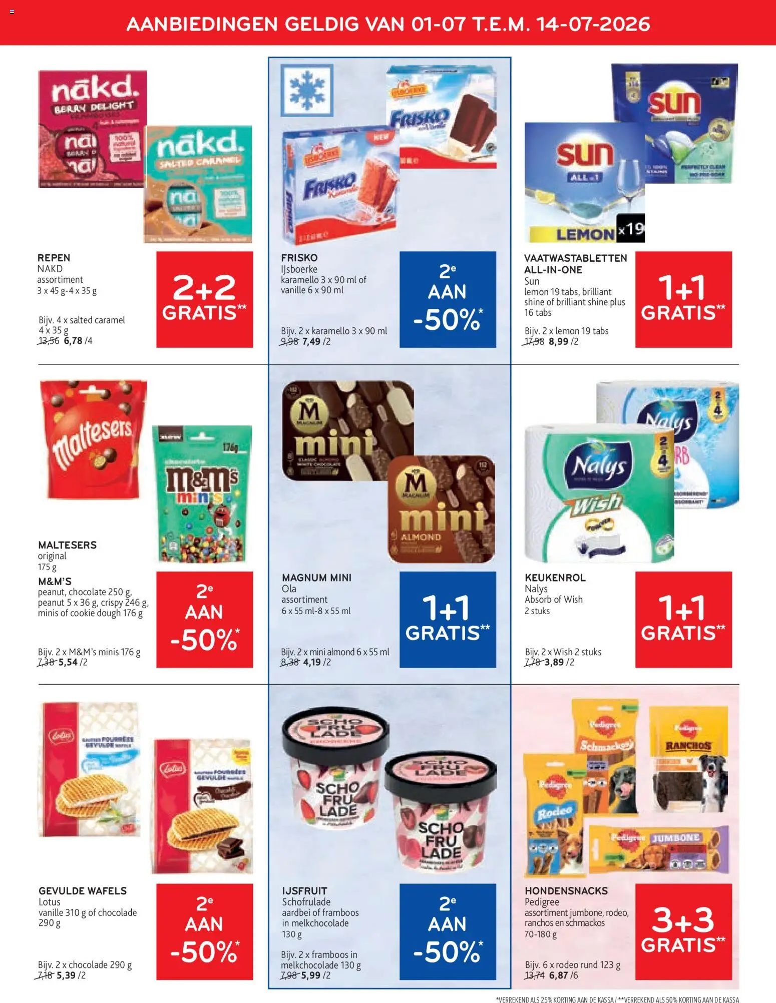 {H1} | Pagina: 9 | Producten: Wafels, Aardbei, Repen, Chocolade