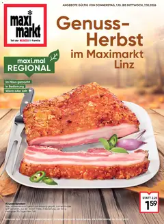 Maximarkt Flugblatt ab 01.10.2026 gültig