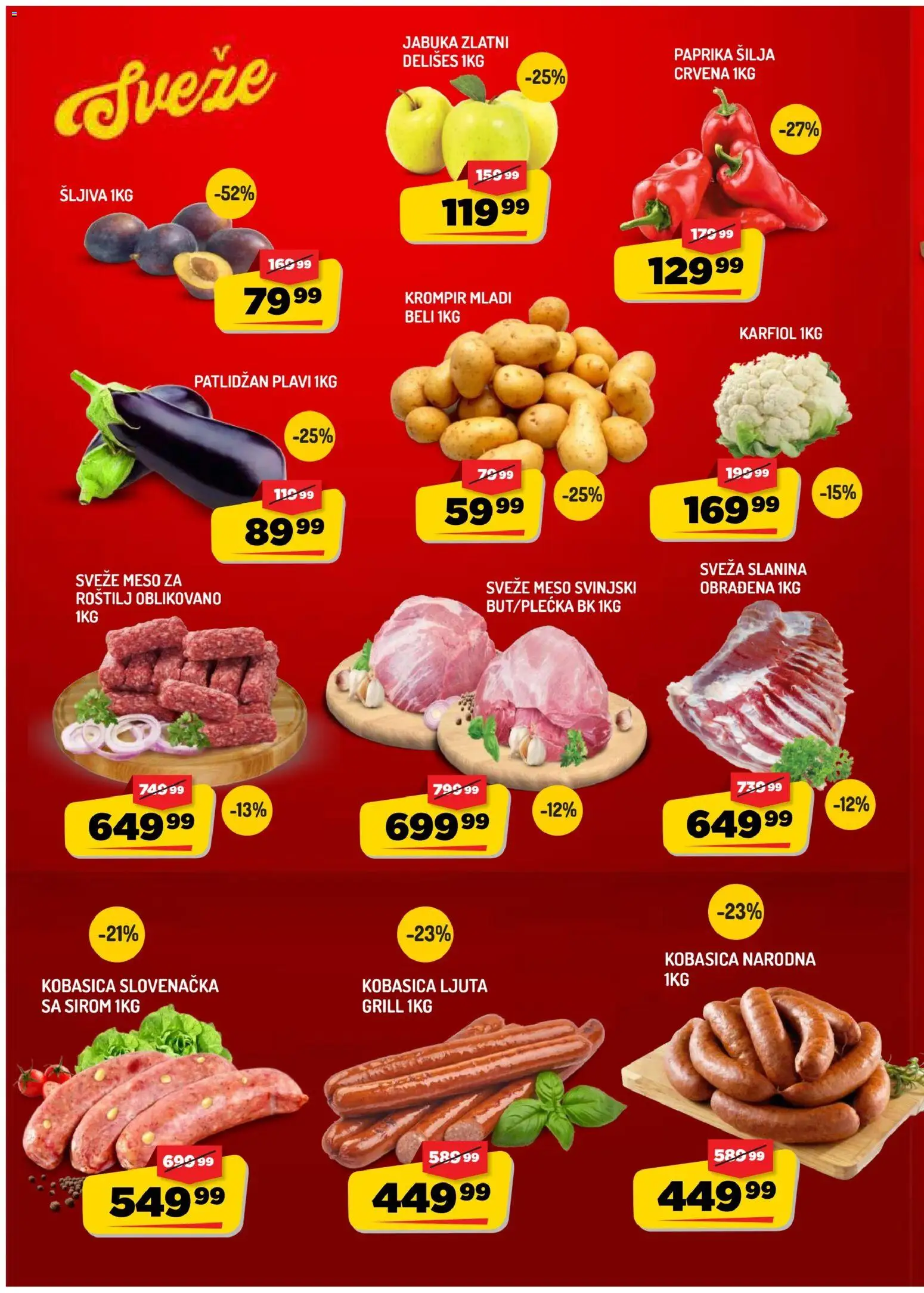 Aman katalog - važi od 04.09.2026 | Strana: 2 | Proizvode: Karfiol, Krompir, Šljiva, Kobasica