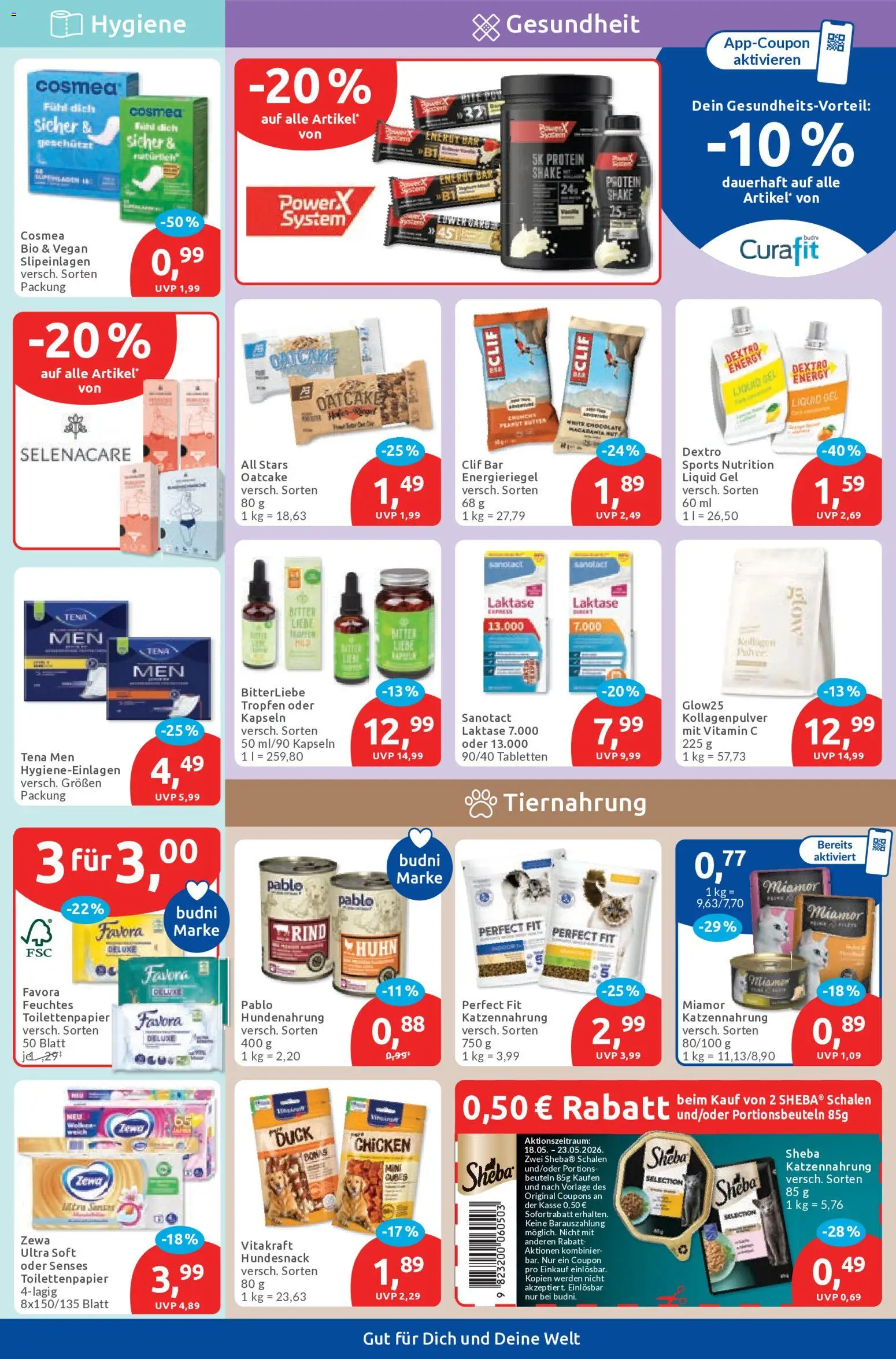 Budni Prospekt – gültig ab 18.05.2026 | Seite: 5 | Produkte: Energy, Zewa, Toilettenpapier, Feuchtes Toilettenpapier