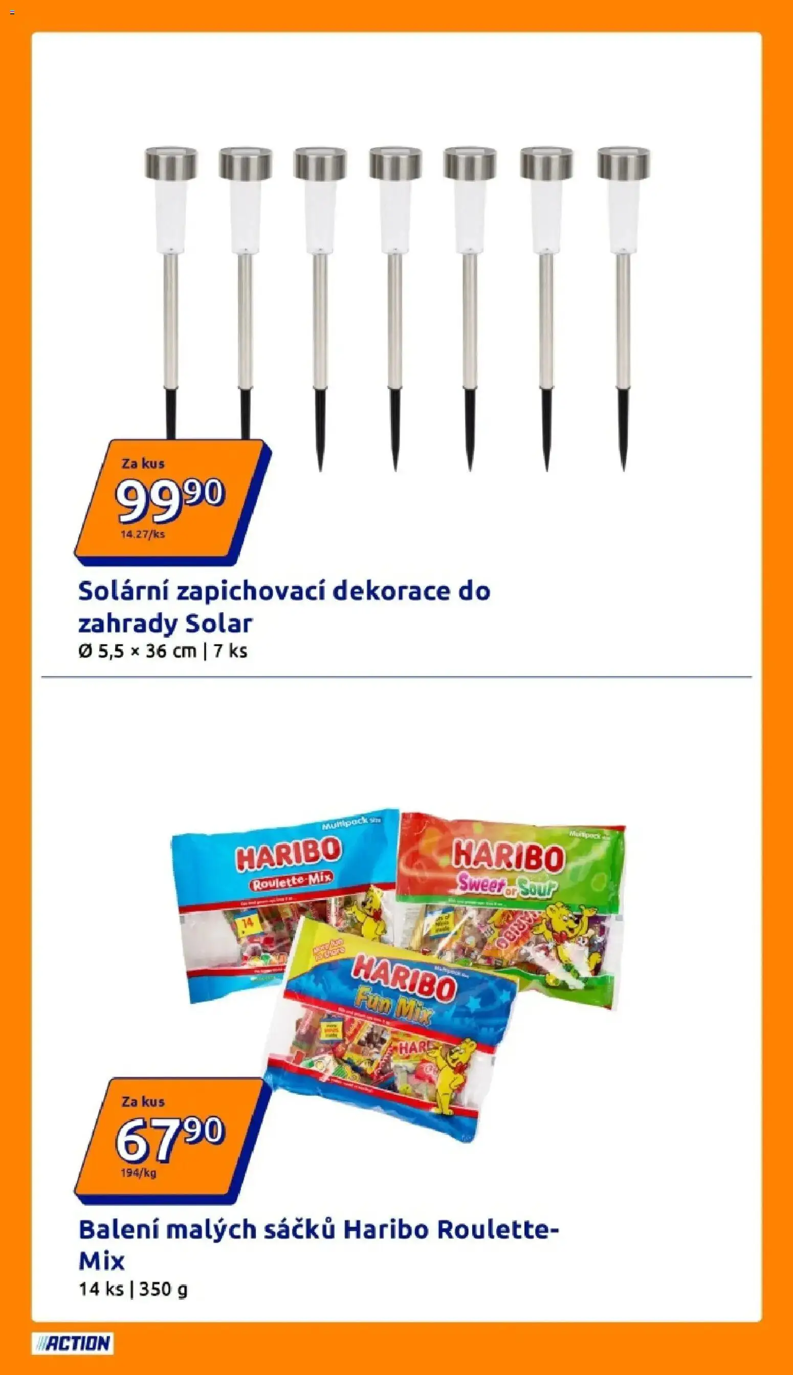 Action aktuální leták od 15.04.2026 | Strana: 4 | Produkty: Haribo, Dekorace
