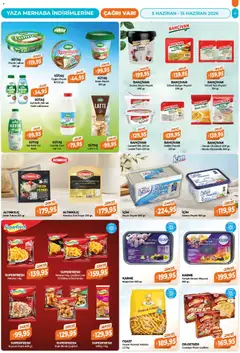05.06.2026 tarihinden itibaren geçerli olan Çağrı Market kataloğu önizlemesi | Sayfa: 4 | Ürünler: Kefir, Pizza, Tulum, Süzme peynir