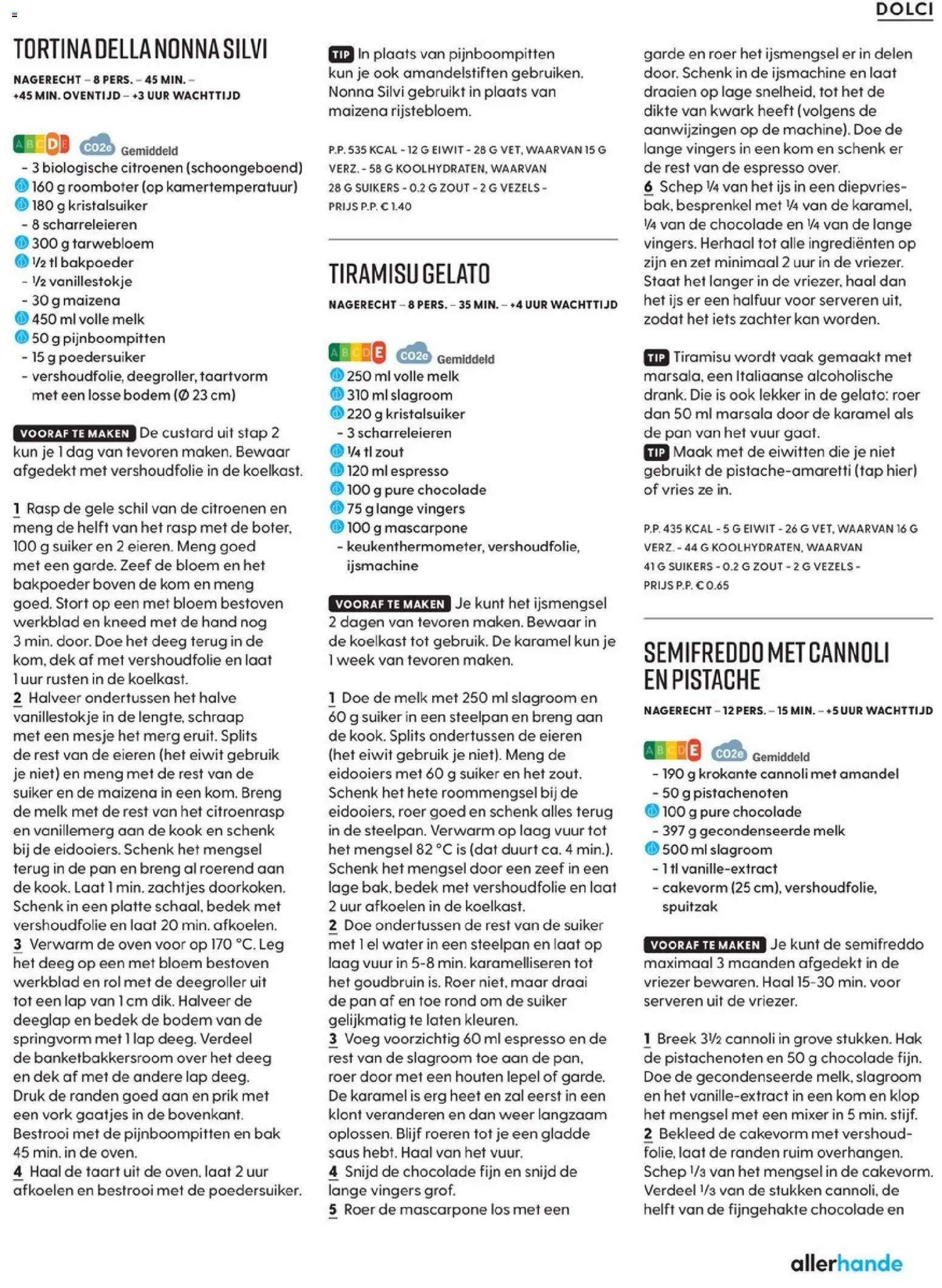 {H1} | Pagina: 69 | Producten: Citroenen, Tiramisu, Eieren, Ingrediënten