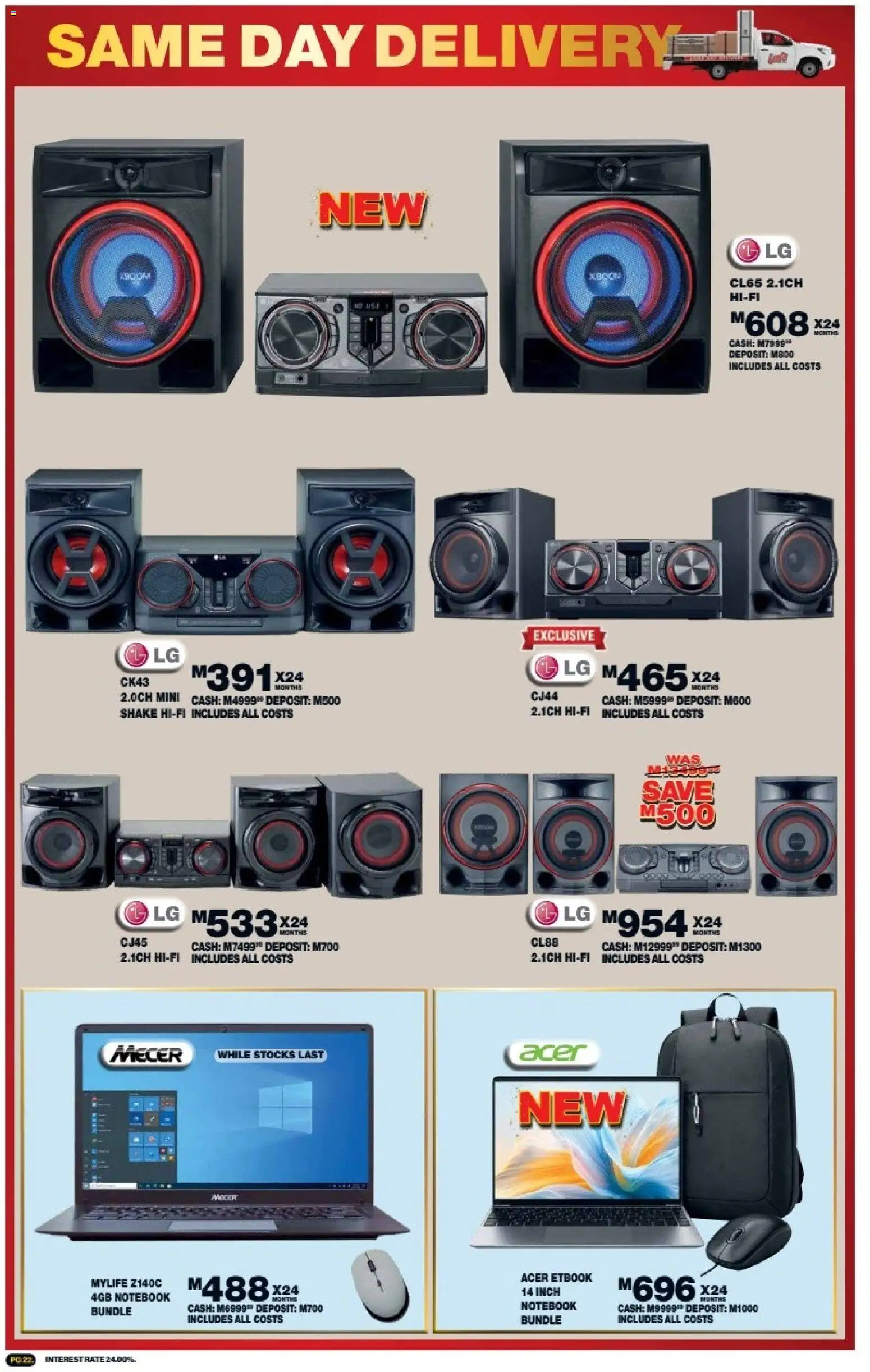 New Lewis Stores catalogue – valid from 05/10/2026 | Page: 22 | Products: Notebook