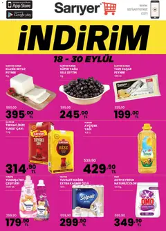 18 Eylül 2026 tarihinden itibaren geçerli olan Sarıyer kataloğu önizlemesi