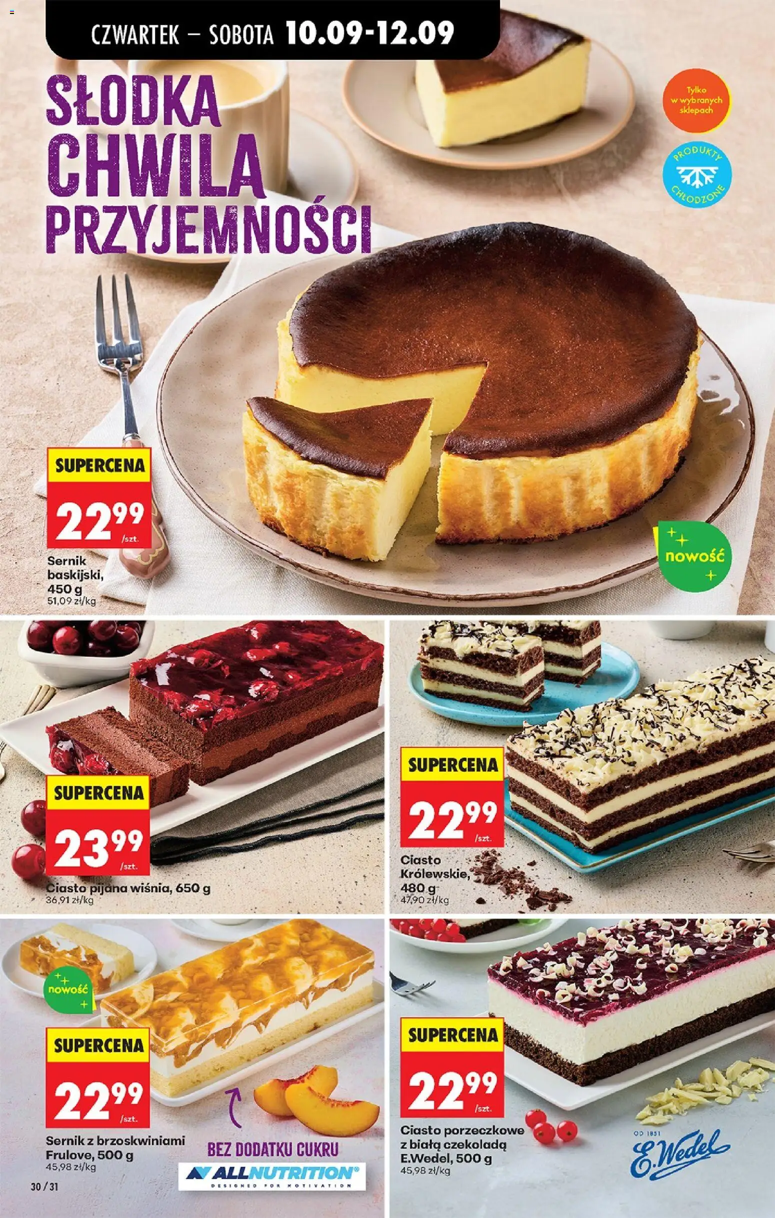 Biedronka gazetka od czwartku od 10.09.2026 | Strona: 50 | Produkty: Ciasto, Biała czekolada, Czekolada