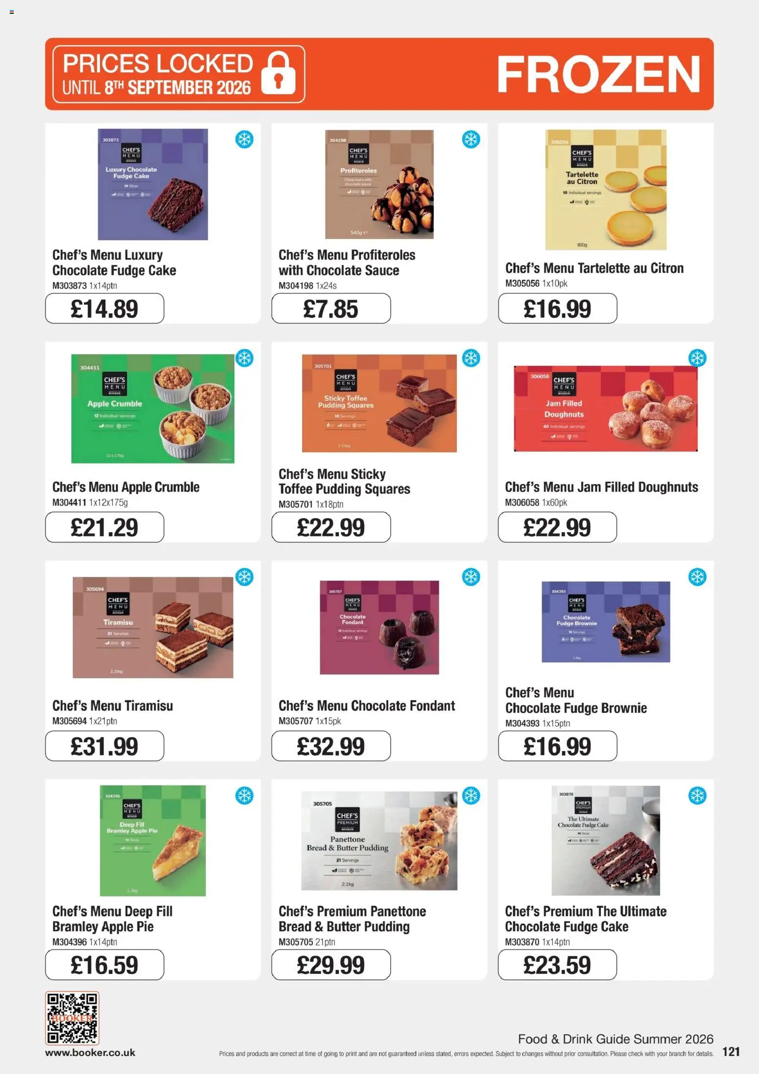 {H1} | Page: 121 | Products: Sauce, Jam, Bread, Cake