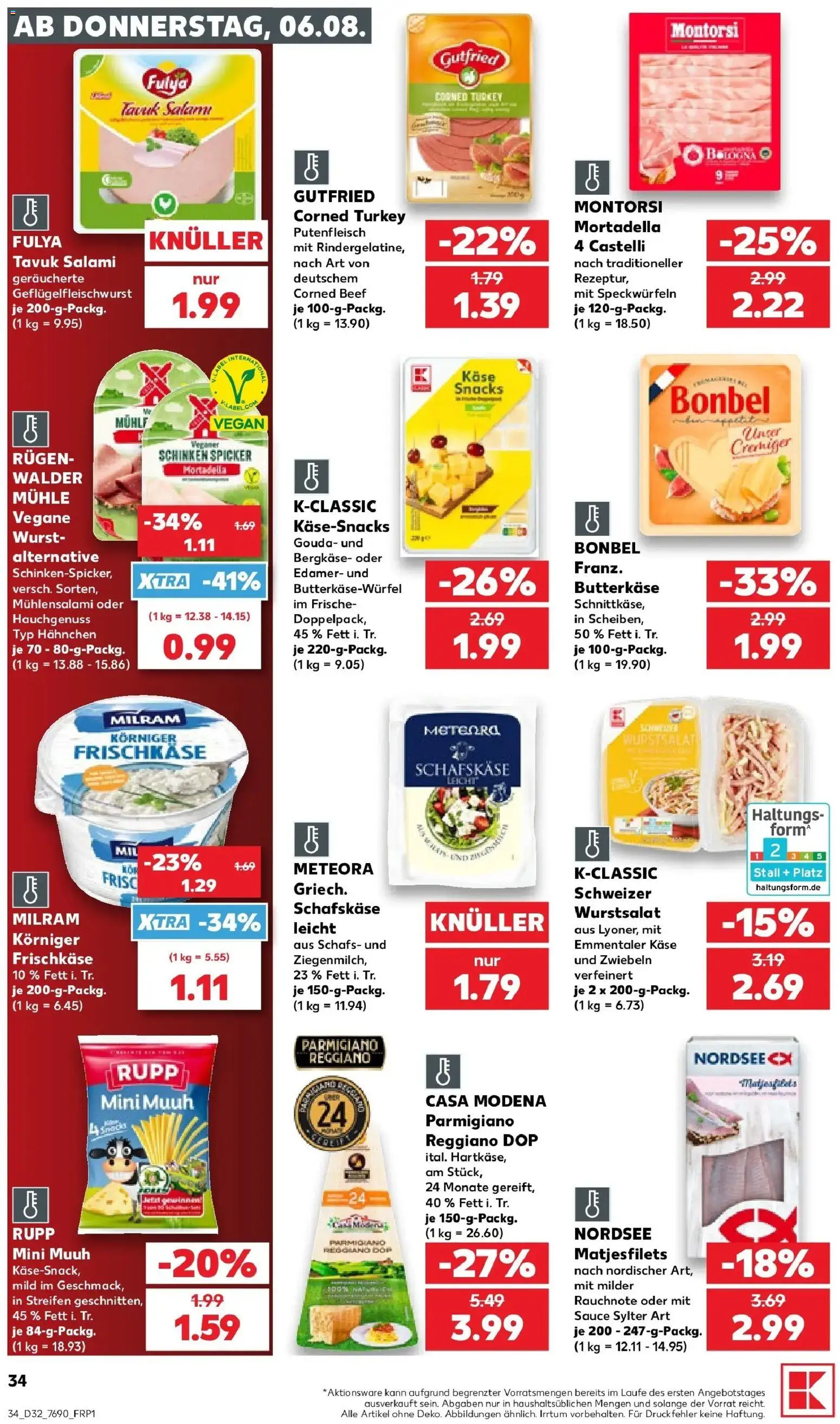 Kaufland Prospekt Calw – gültig ab 03.08.2026 | Seite: 43 | Produkte: Mühle, Käse, Schinken, Schafskase