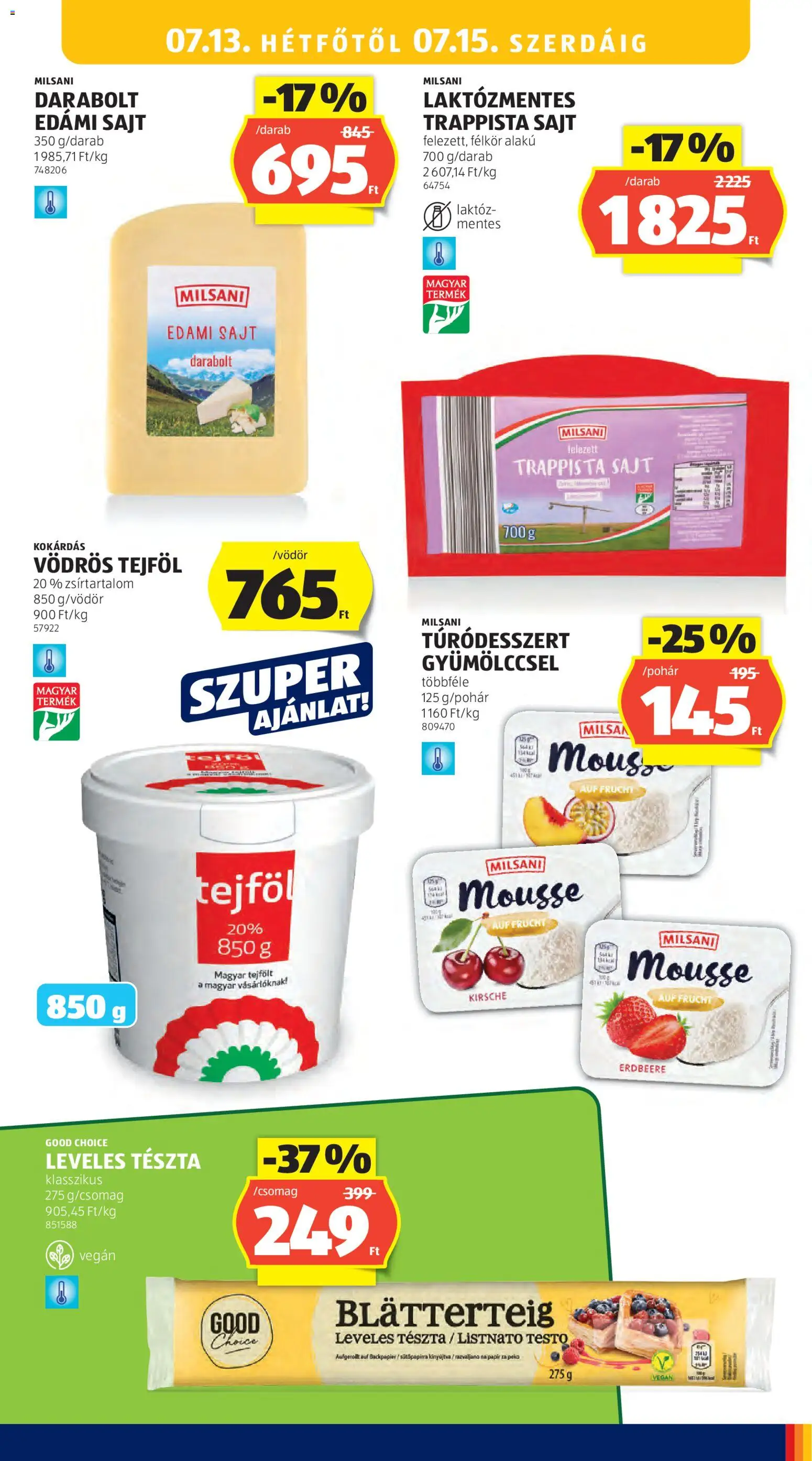Aldi akciós ujság - amely érvényes a következő dátumtól: 2026.07.09. | Oldal: 31