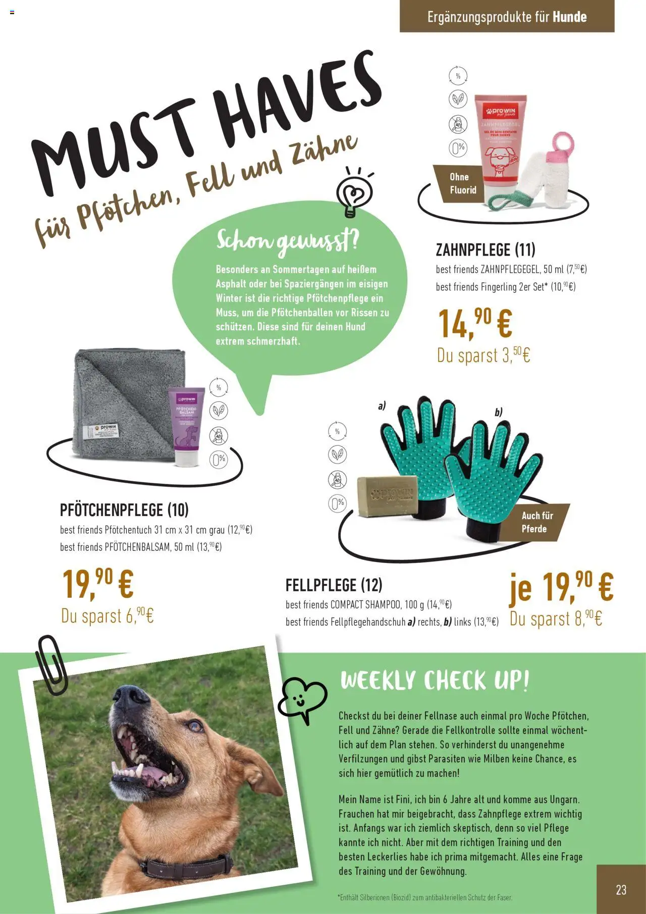 Katalog ProWin Best Friends Juli 2025/Juni 2026 – gültig ab 01.07.2025 | Seite: 23