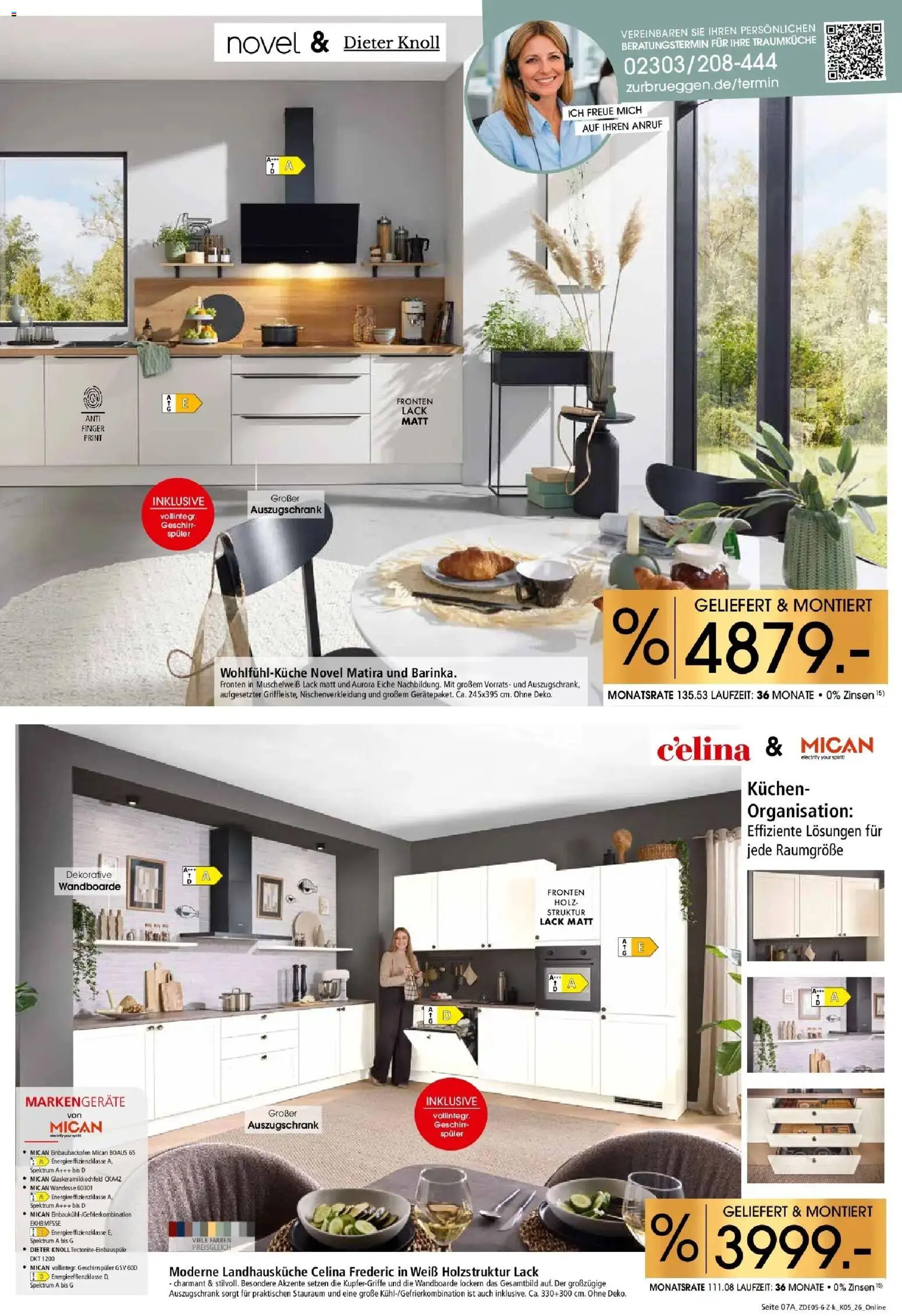 Zurbrüggen Küchen für ihr Zuhause – gültig ab 23.05.2026 | Seite: 9 | Produkte: Geschirrspüler, Kuchen