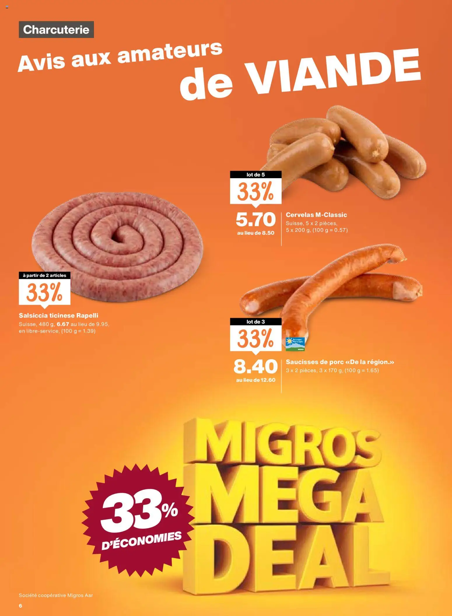 Migros aktionen FR – gültig ab 27.08.2026 | Seite: 6