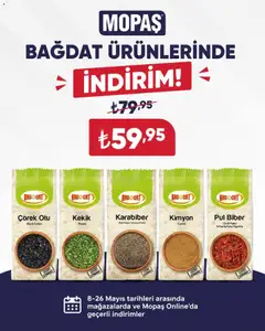 08.05.2026 tarihinden itibaren geçerli olan Mopaş kataloğu önizlemesi