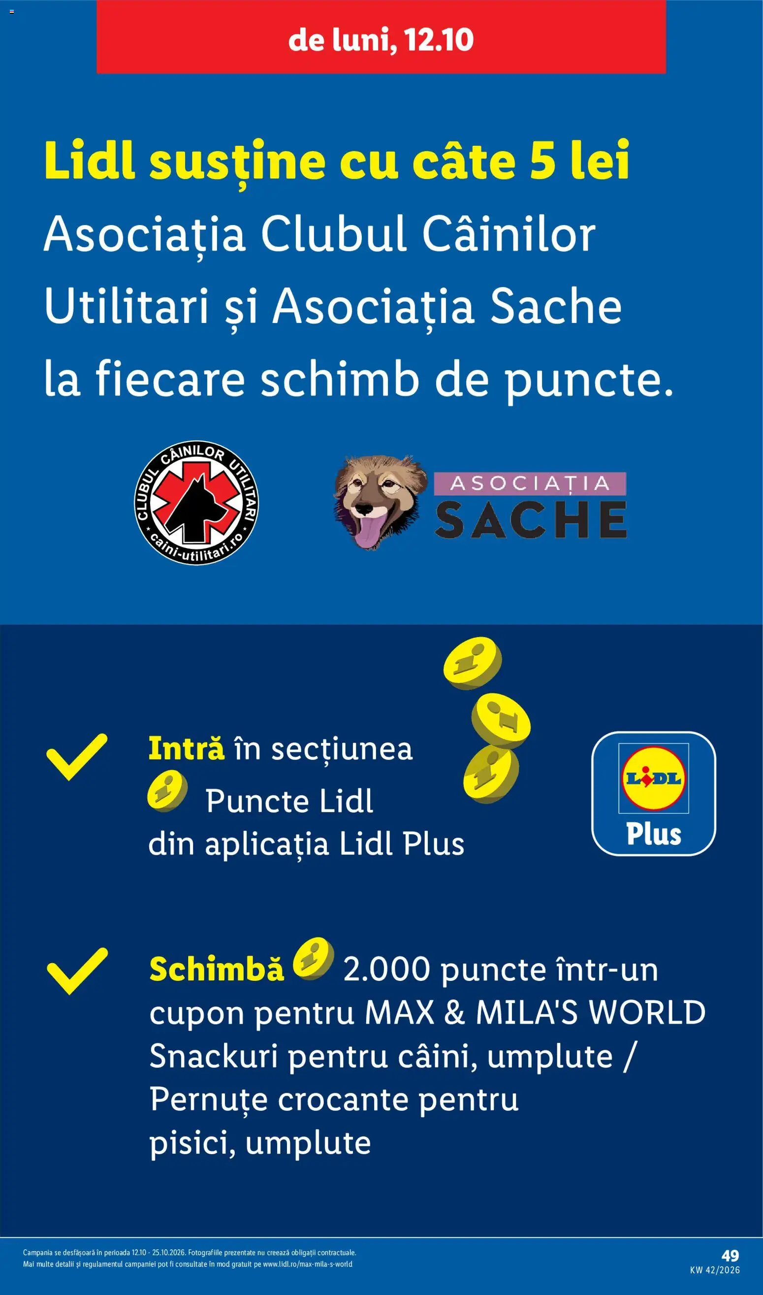 Noul catalog Lidl – valabil de la 12.10.2026 | Pagină: 49 | Produse: Plus