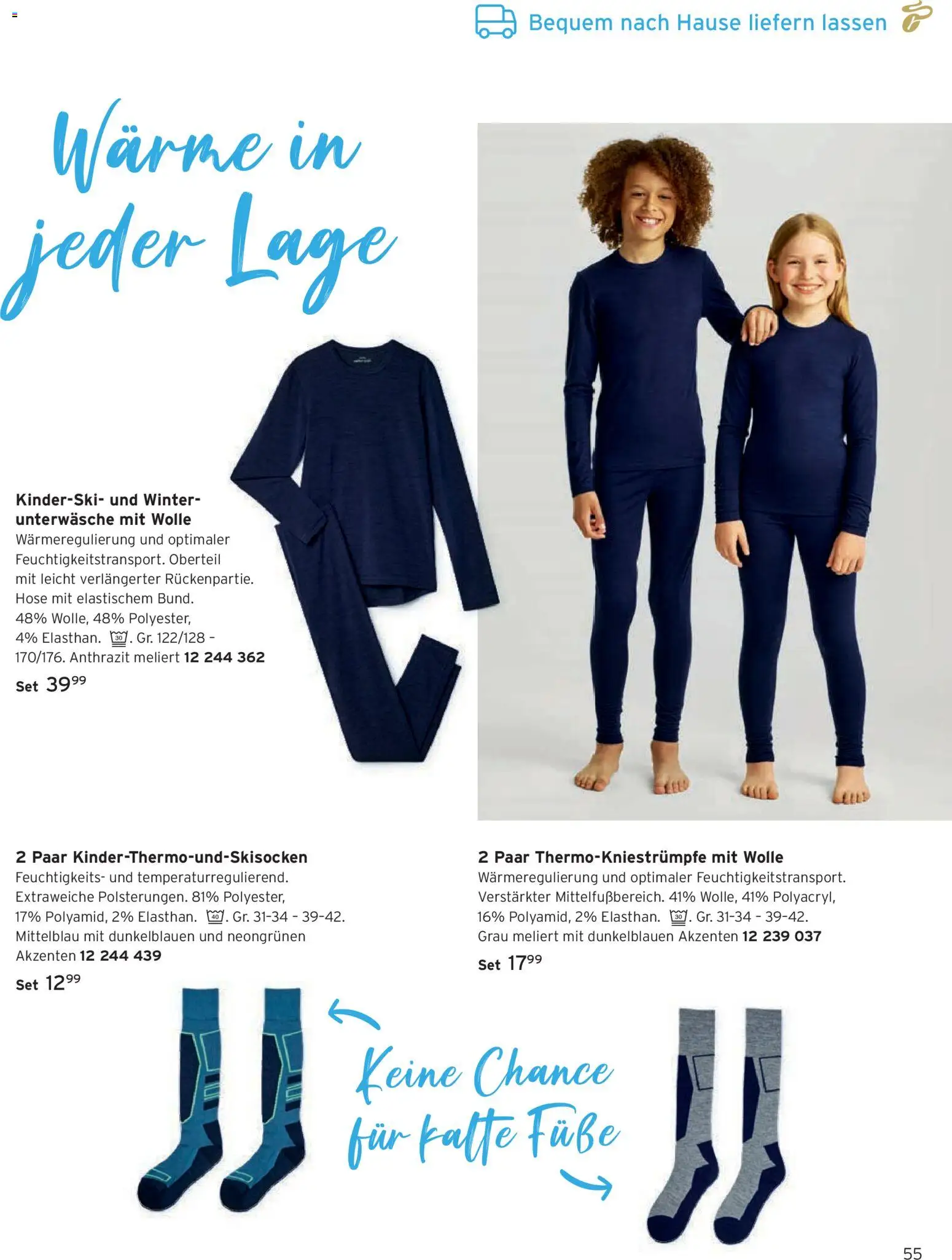 Angebote Tchibo – gültig ab 01.11.2026 | Seite: 55 | Produkte: Kinderski, Hose, Unterwäsche