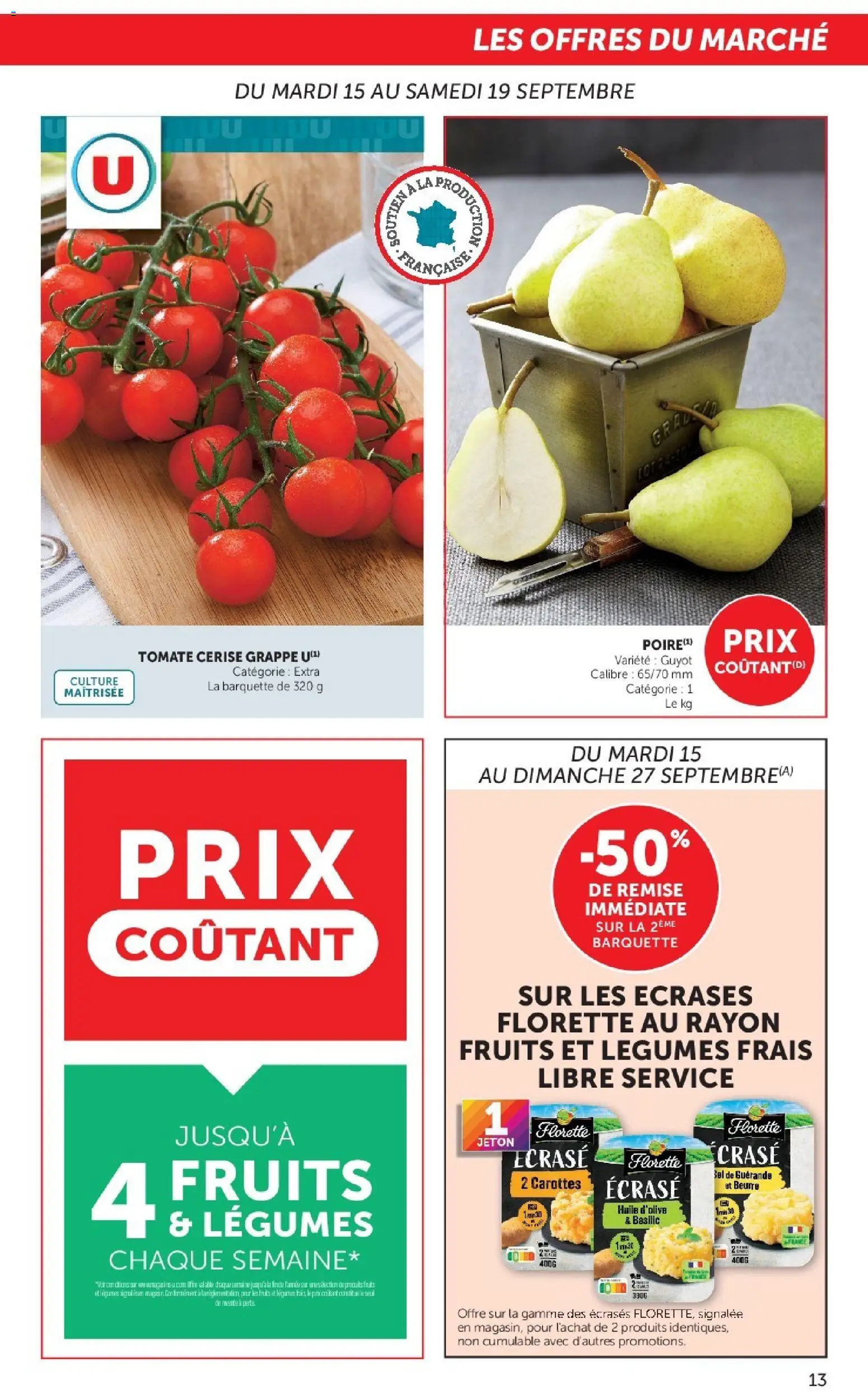 {H1} | Page: 13 | Produits: Carottes, Sel, Huile, Cerise