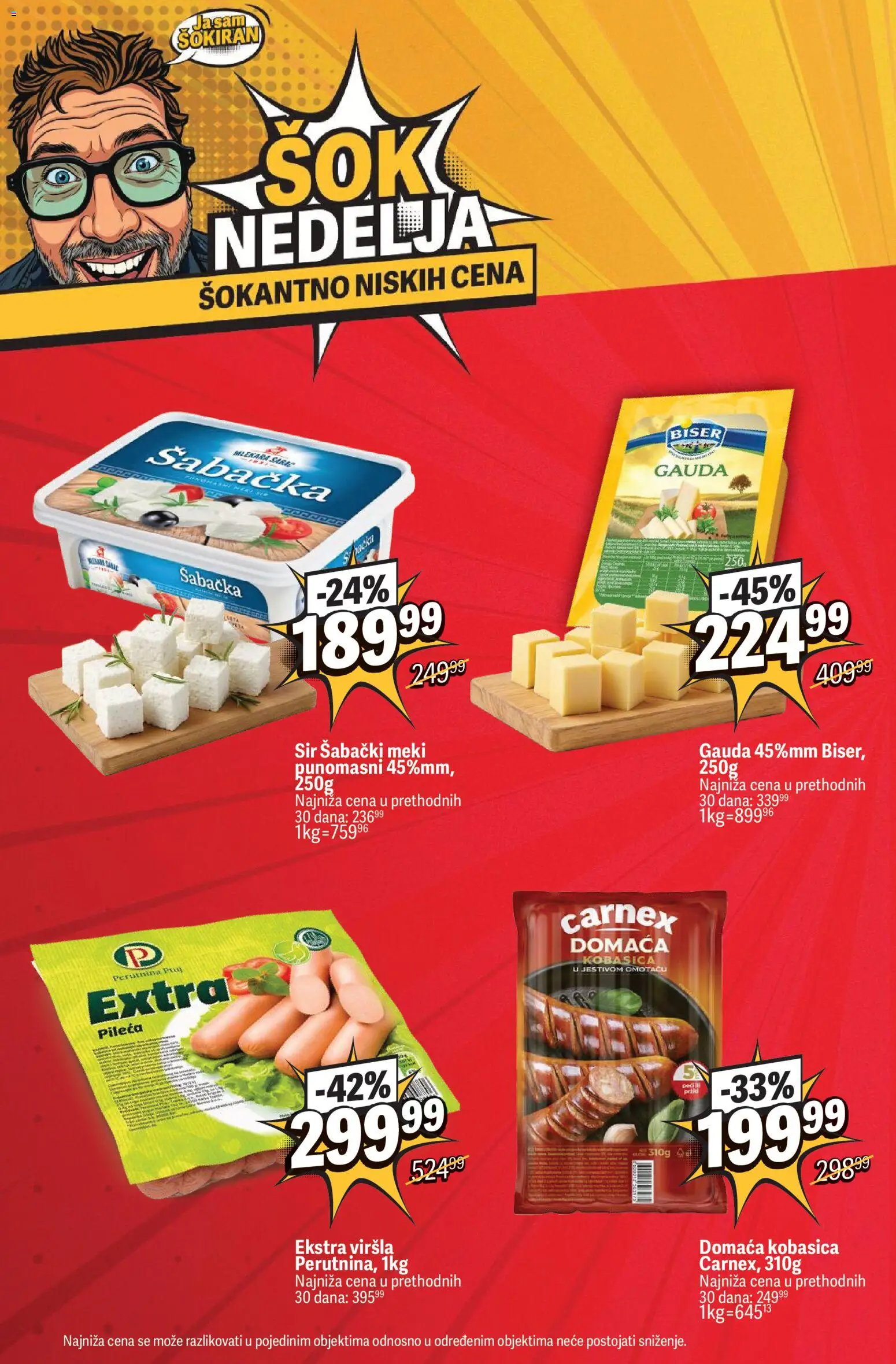 Maxi katalog - važi od 09.07.2026 | Strana: 4 | Proizvode: Sir, Kobasica
