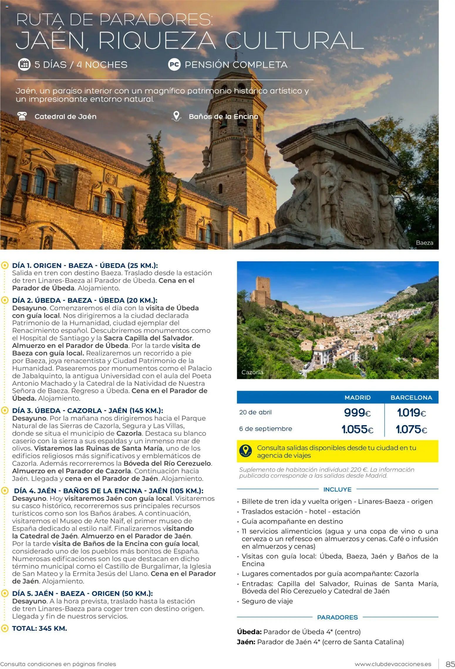 Viajes El Corte Inglés Club de Vacaciones │ válido desde el 01.02.2026 | Página: 85 | Productos: Café, Vino, Cerveza, PC