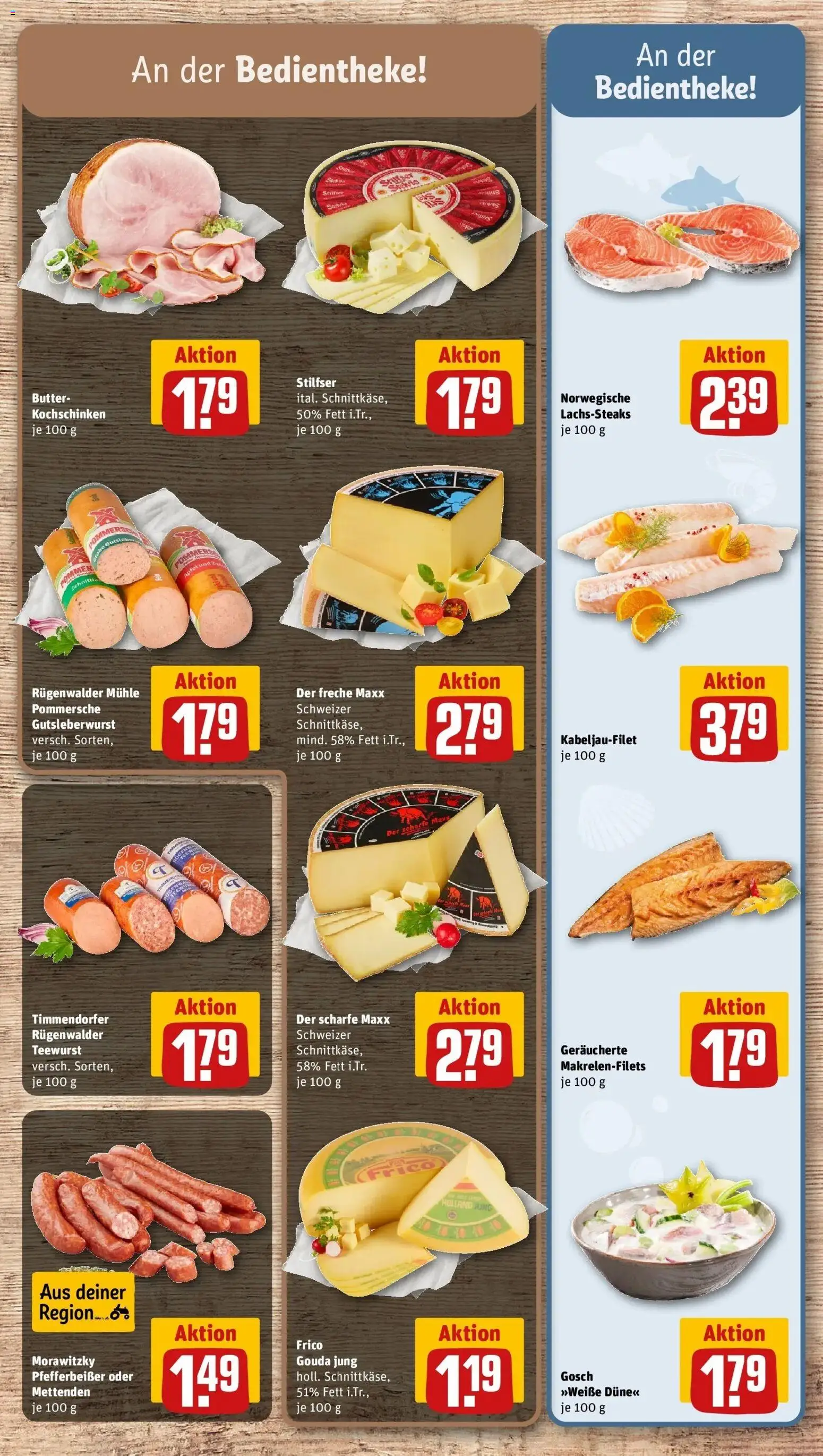 REWE Prospekt ab 21.09.2026 zum Blättern » Angebote | Seite: 15 | Produkte: Mühle, Butter, Gouda, Morawitzky