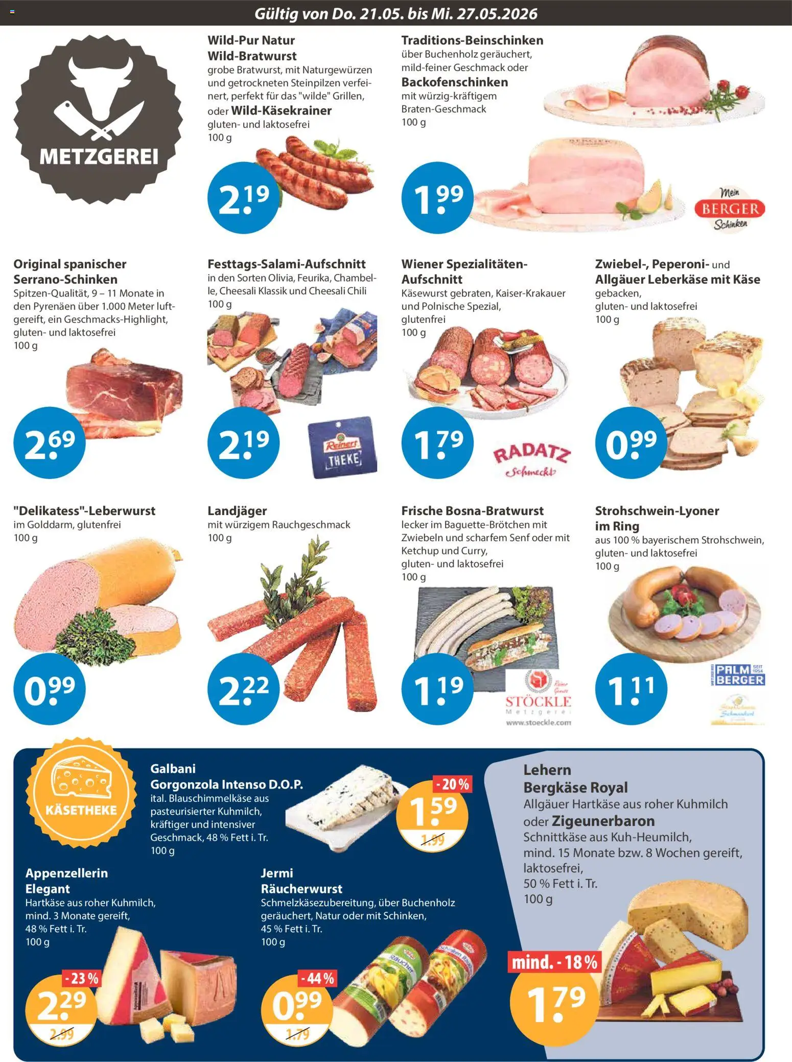 V-Markt Schwaben / Oberbayern – gültig ab 21.05.2026 | Seite: 2 | Produkte: Käse, Chili, Ketchup, Leberkase