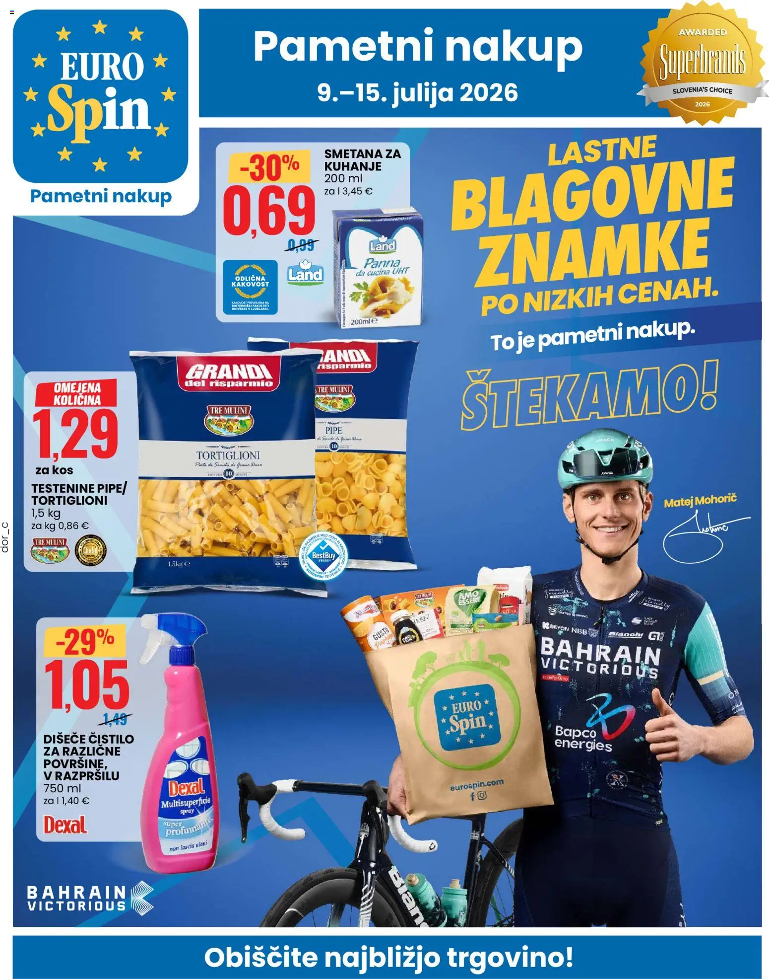 Novi Eurospin katalog ponudbe – veljaven od 09.07.2026 | Stran: 1