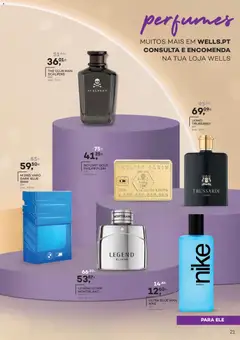 Pré-visualização Well’s folheto válido de 29/09/2026 | Página: 21 | Produtos: Perfumes