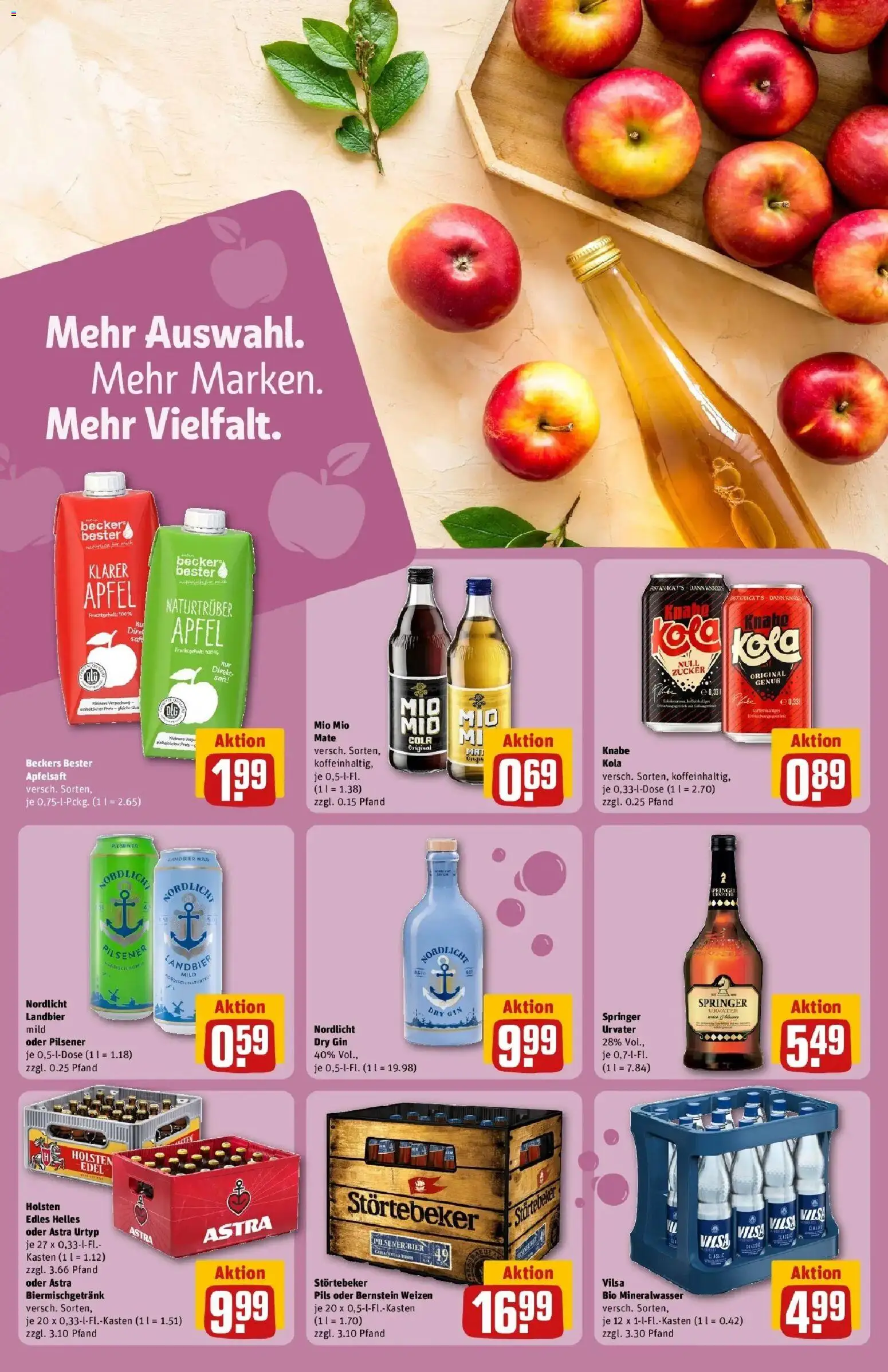 REWE Prospekt ab 17.08.2026 zum Blättern » Angebote | Seite: 24 | Produkte: Cola, Astra, Zucker, Gin
