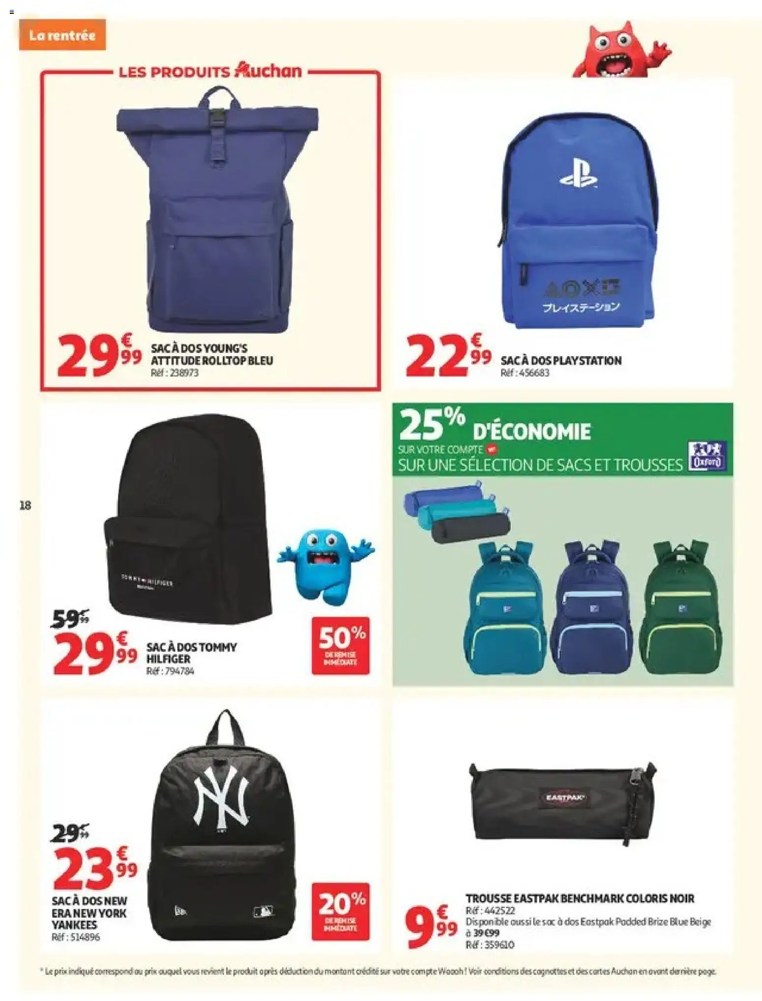 {H1} | Page: 18 | Produits: Playstation, Sac, Sac à dos