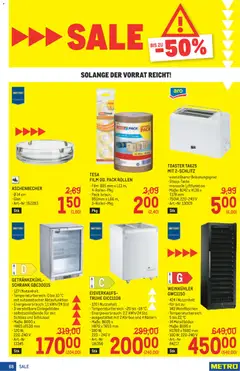 Metro angebote Profi ab 11.06.2026 gültig | Seite: 68 | Produkte: Toaster, Schrank
