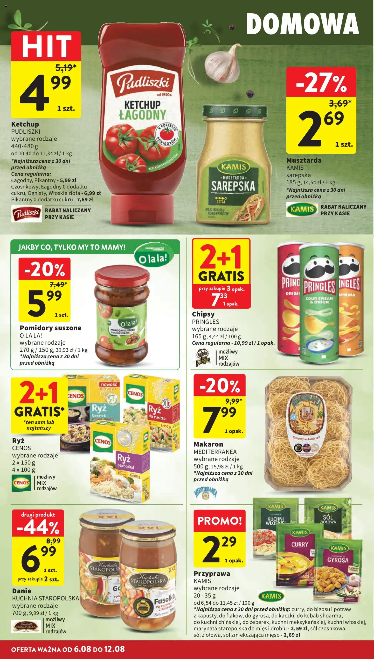 Intermarche gazetka od 06.08.2026 | Strona: 28 | Produkty: Chipsy, Curry, Pringles, Sól