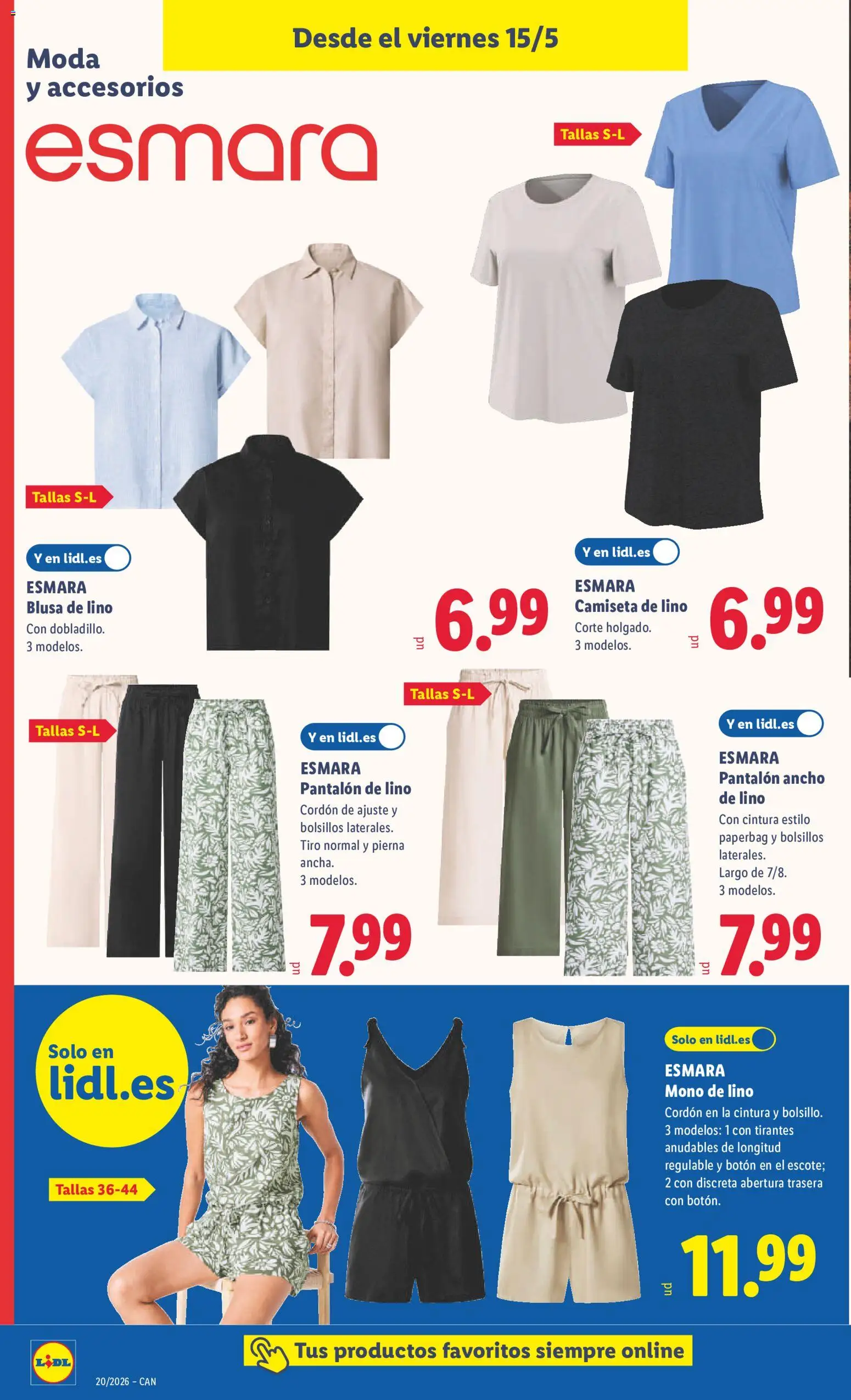 Lidl folleto de bazar │ válido desde el 11.05.2026 | Página: 28 | Productos: Blusa