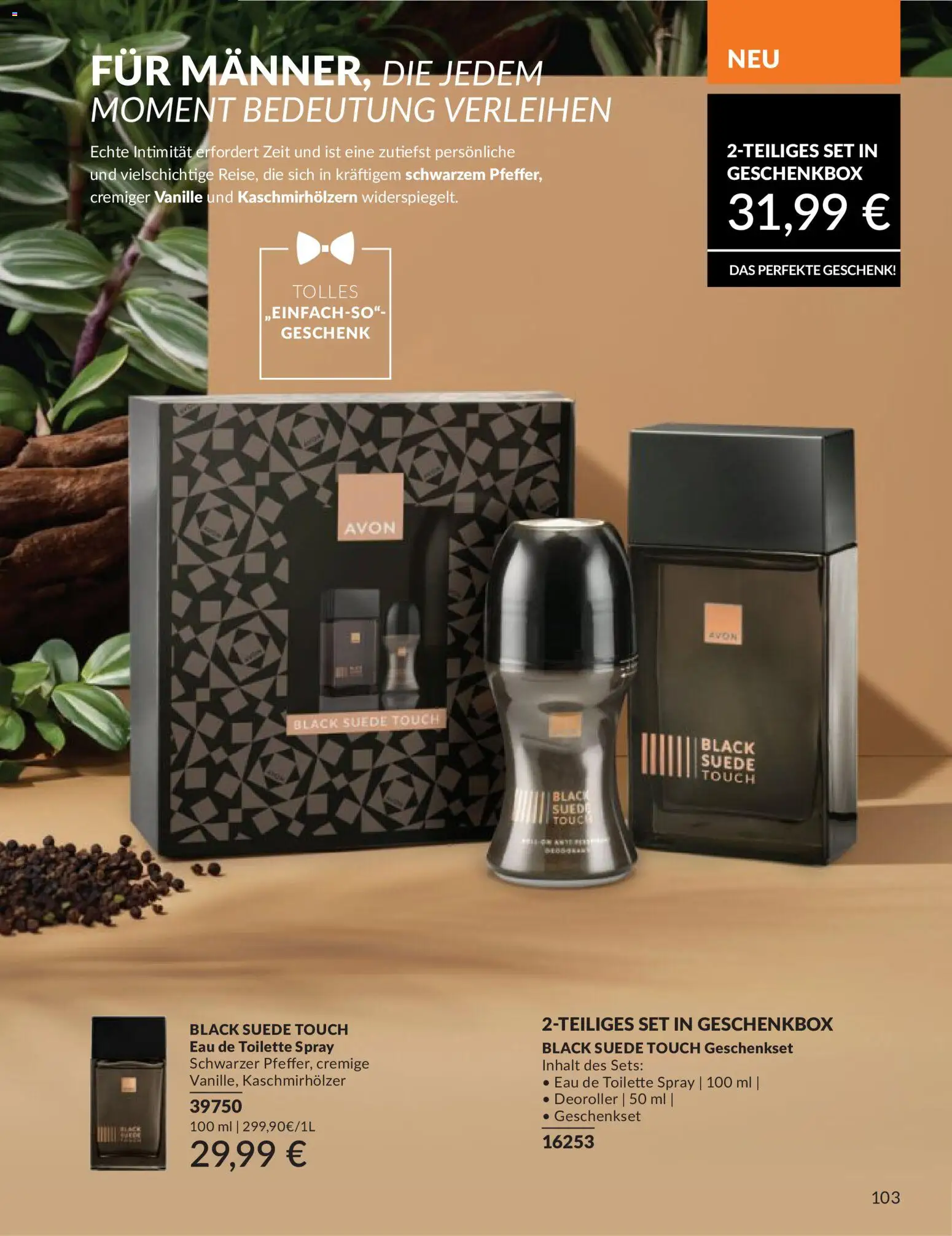 AVON Katalog Juni 2026 – gültig ab 01.06.2026 | Seite: 103 | Produkte: Toilette, Eau de Toilette