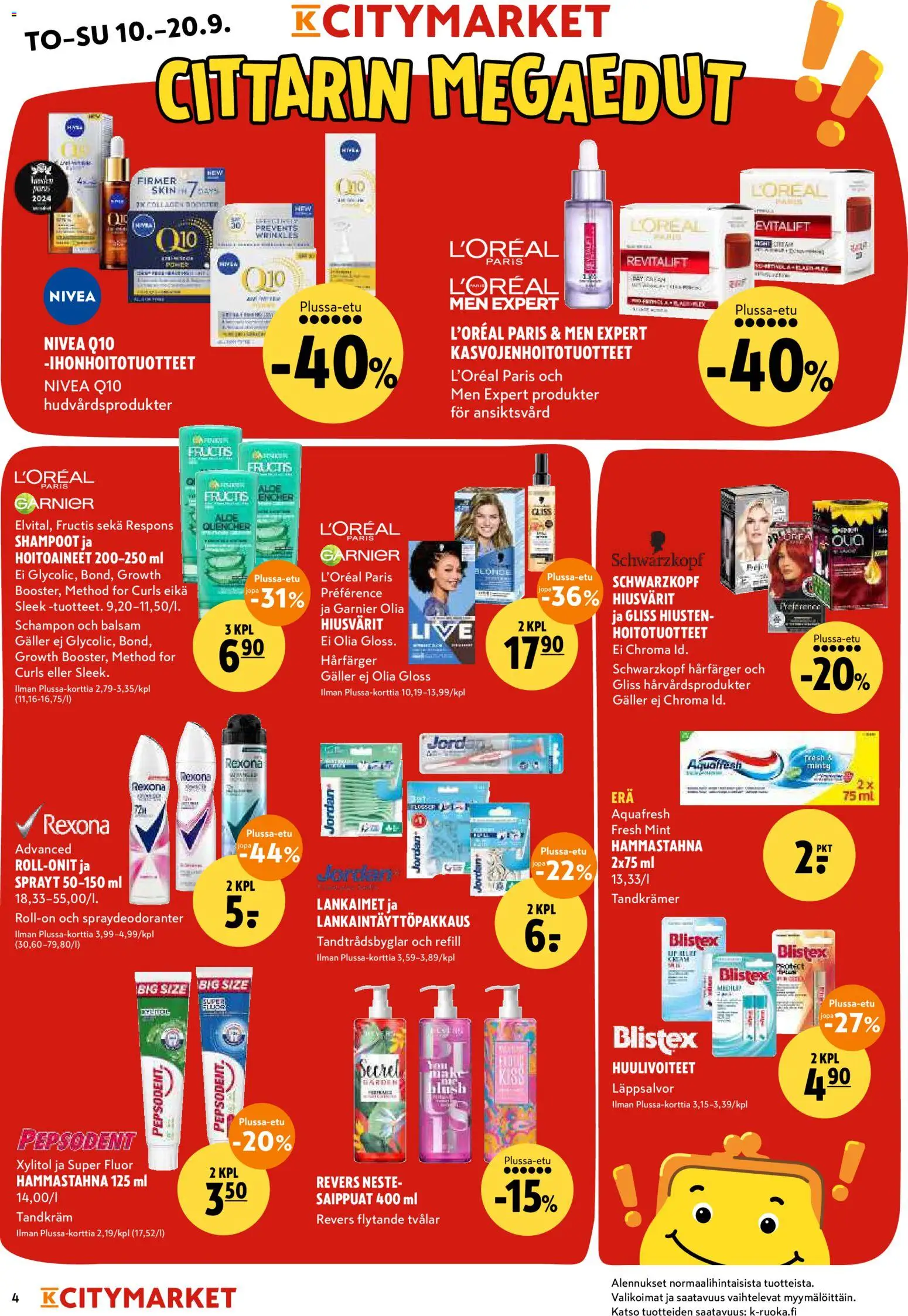 K-Citymarket tarjoukset – voimassa 10/09/2026 alkaen | Sivu: 4