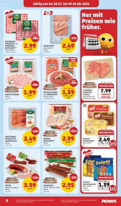 Penny Markt Flugblatt ab 30.07.2026 gültig | Seite: 9
