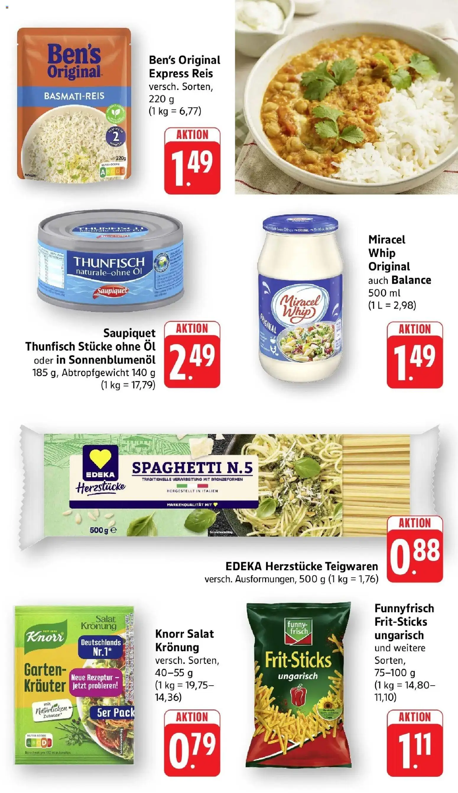 nah & gut Prospekt Gengenbach – gültig ab 01.06.2026 | Seite: 7 | Produkte: Thunfisch, Dressing, Mayonnaise, Reis