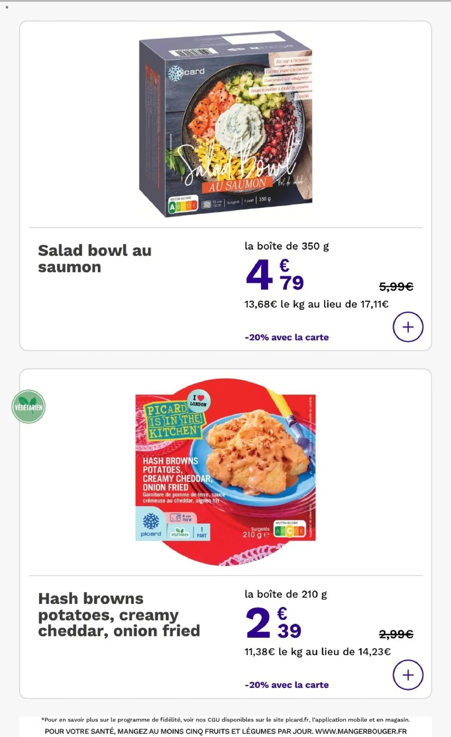 {H1} | Page: 14 | Produits: Pomme, Oignon, Thé, Carotte