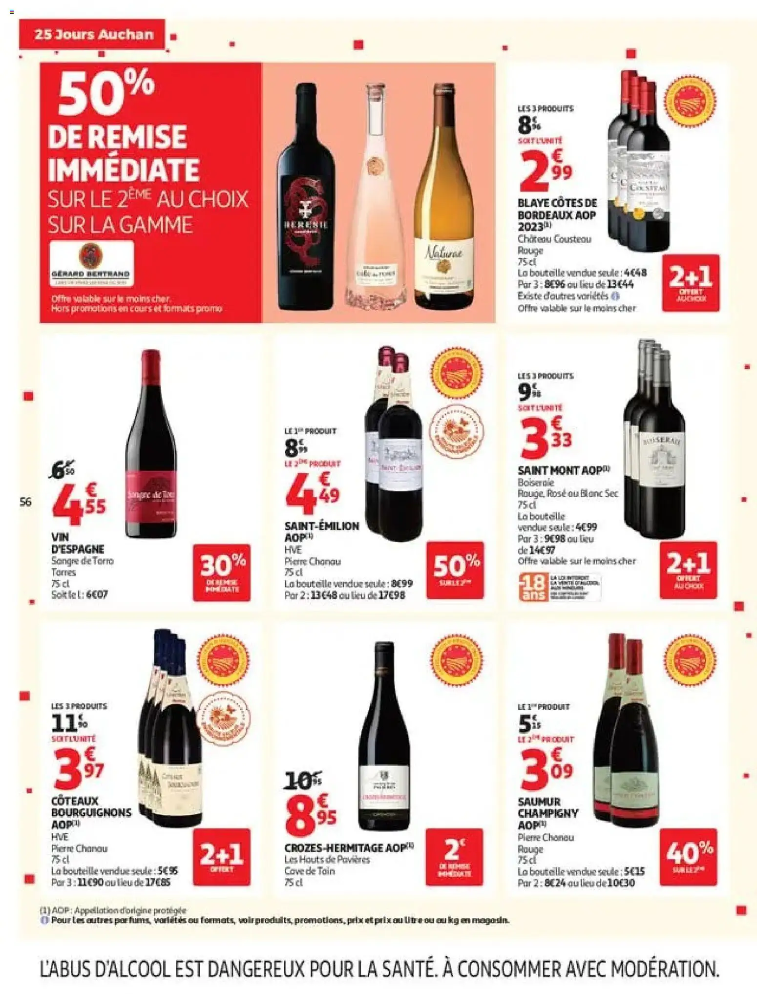 {H1} | Page: 56 | Produits: Blaye côtes de Bordeaux, Plâtre, Bouteille, Vin