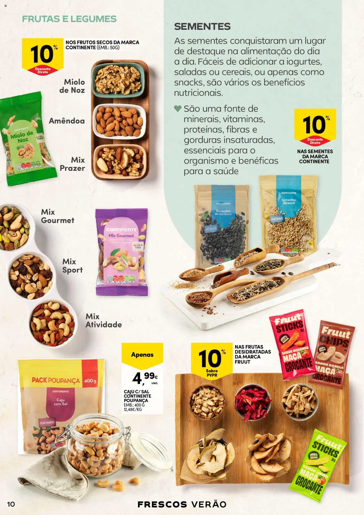 Continente - Frescos Frescura do Verão │ válido de 16.06.2026 | Página: 10 | Produtos: Canela, Maça, Abóbora, Maçãs