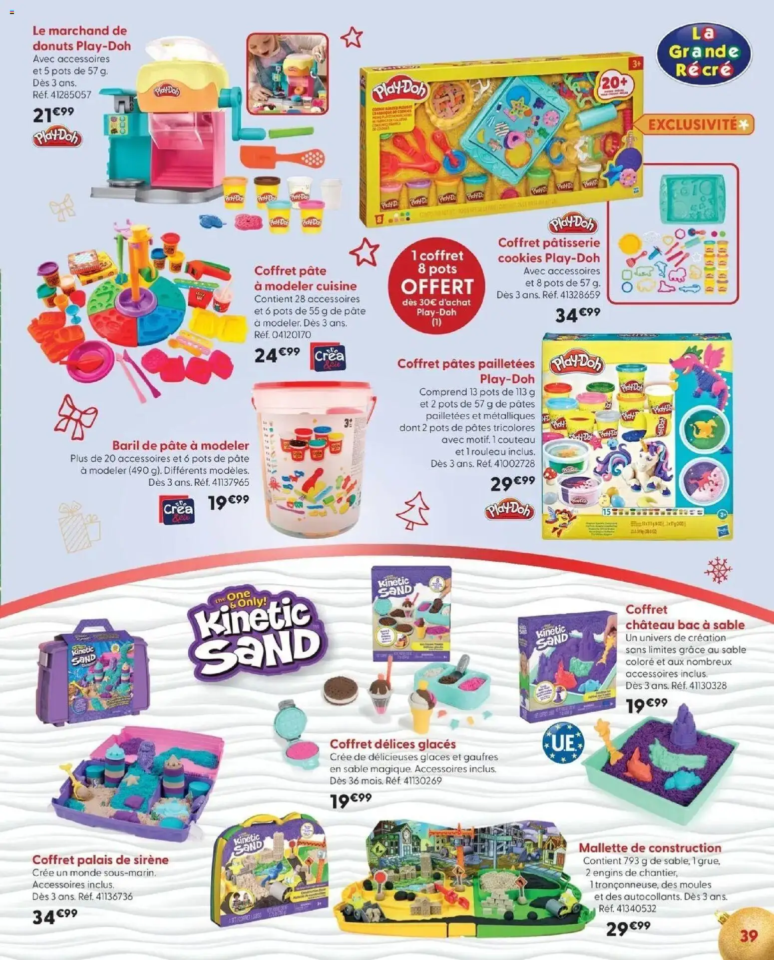 La Grande Récré - LE NOËL DE TOUTES LES PASSIONS à partir du 14/10/2026 - promo en ligne | Page: 39 | Produits: Cookies, Pâte à modeler, Gaufres, Pâtes