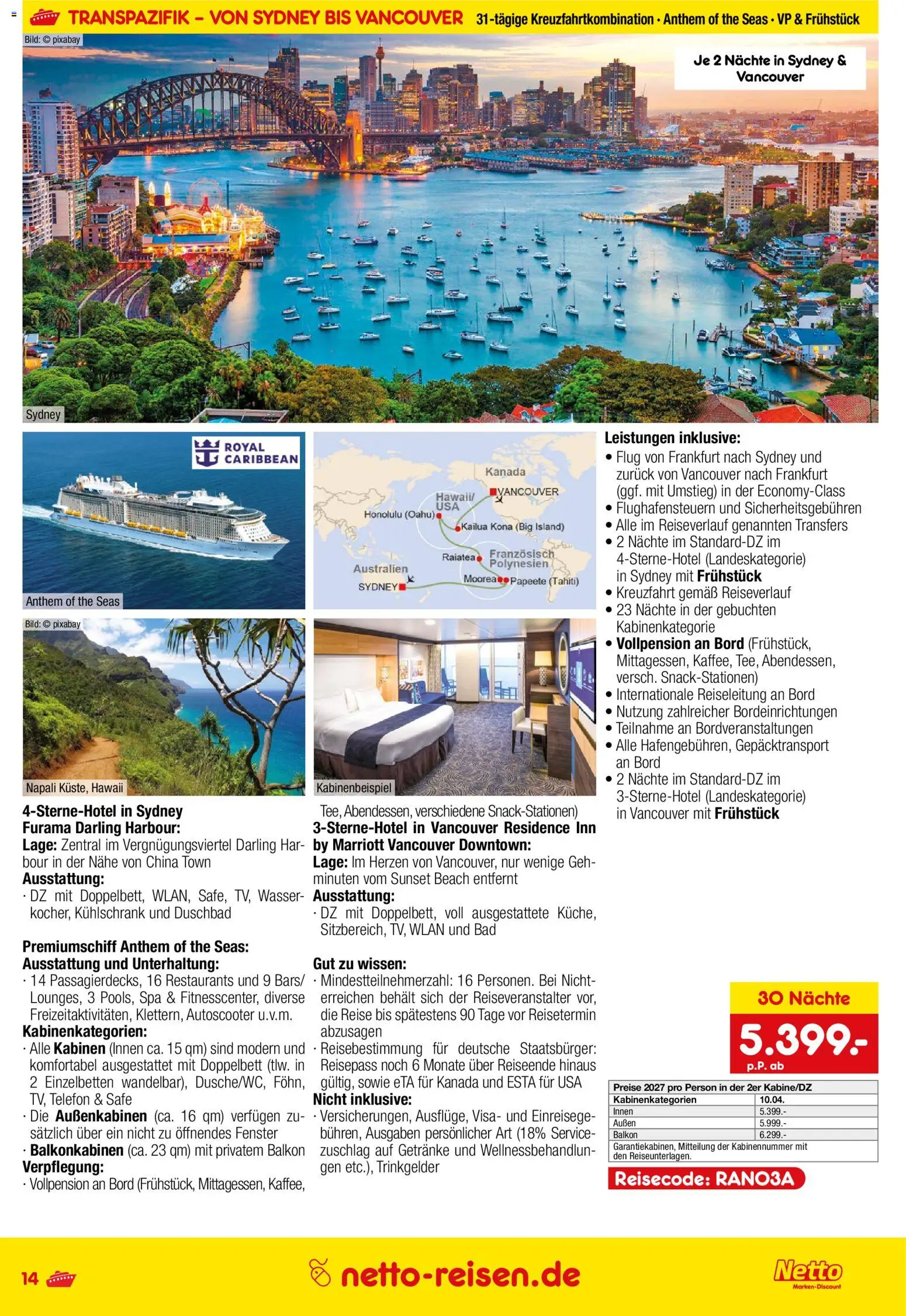 Netto Reisen Kreuzfahrten – gültig ab 11.06.2026 | Seite: 14