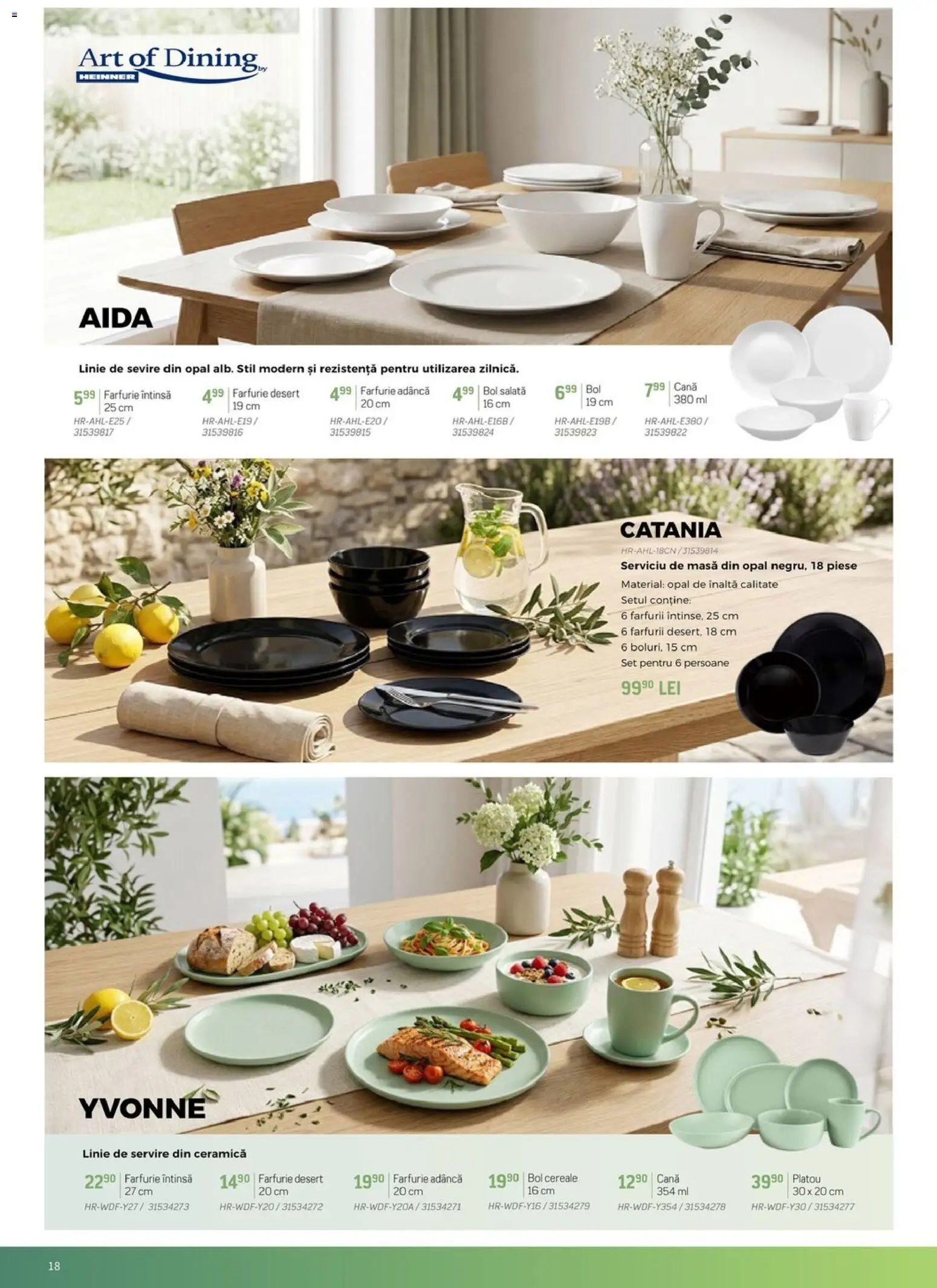 Noul catalog Carrefour – valabil de la 12.08.2026 | Pagină: 18 | Produse: Bol, Farfurie, Cereale, Salată