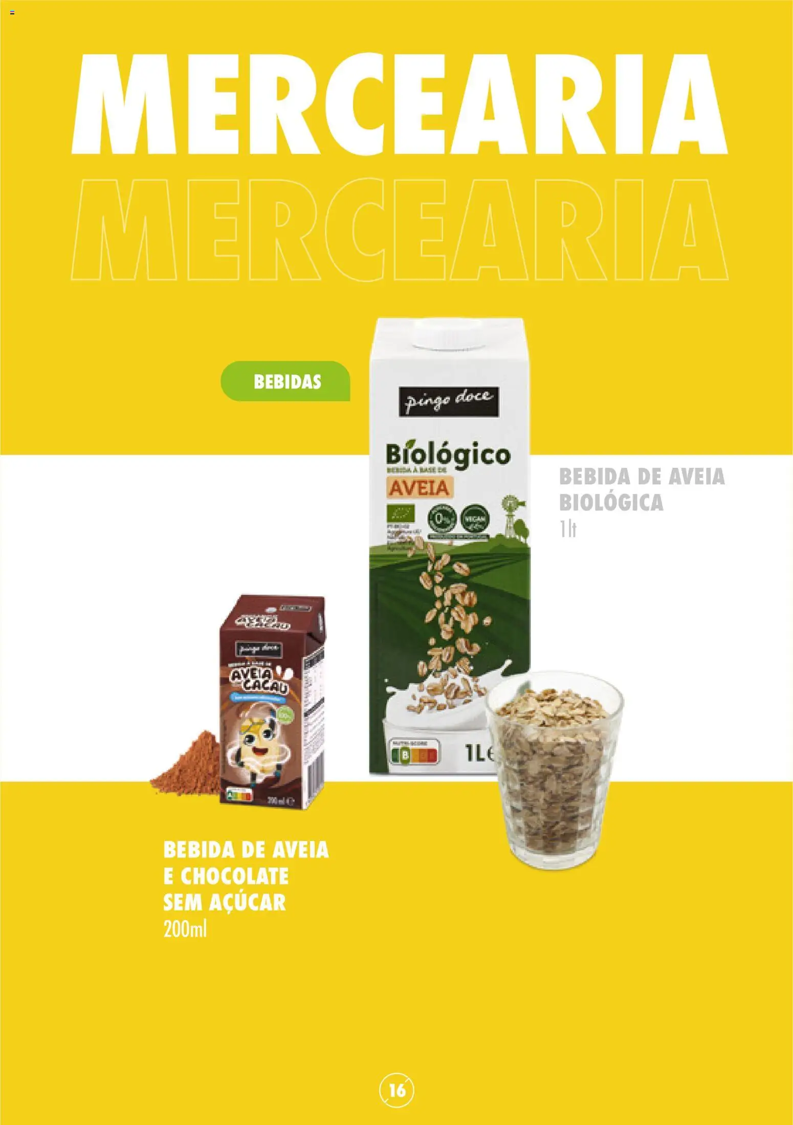 Pingo Doce Sem Glúten │ válido de 16/05/2024 | Página: 16 | Produtos: Bebidas, Cacau, Chocolate, Bebida
