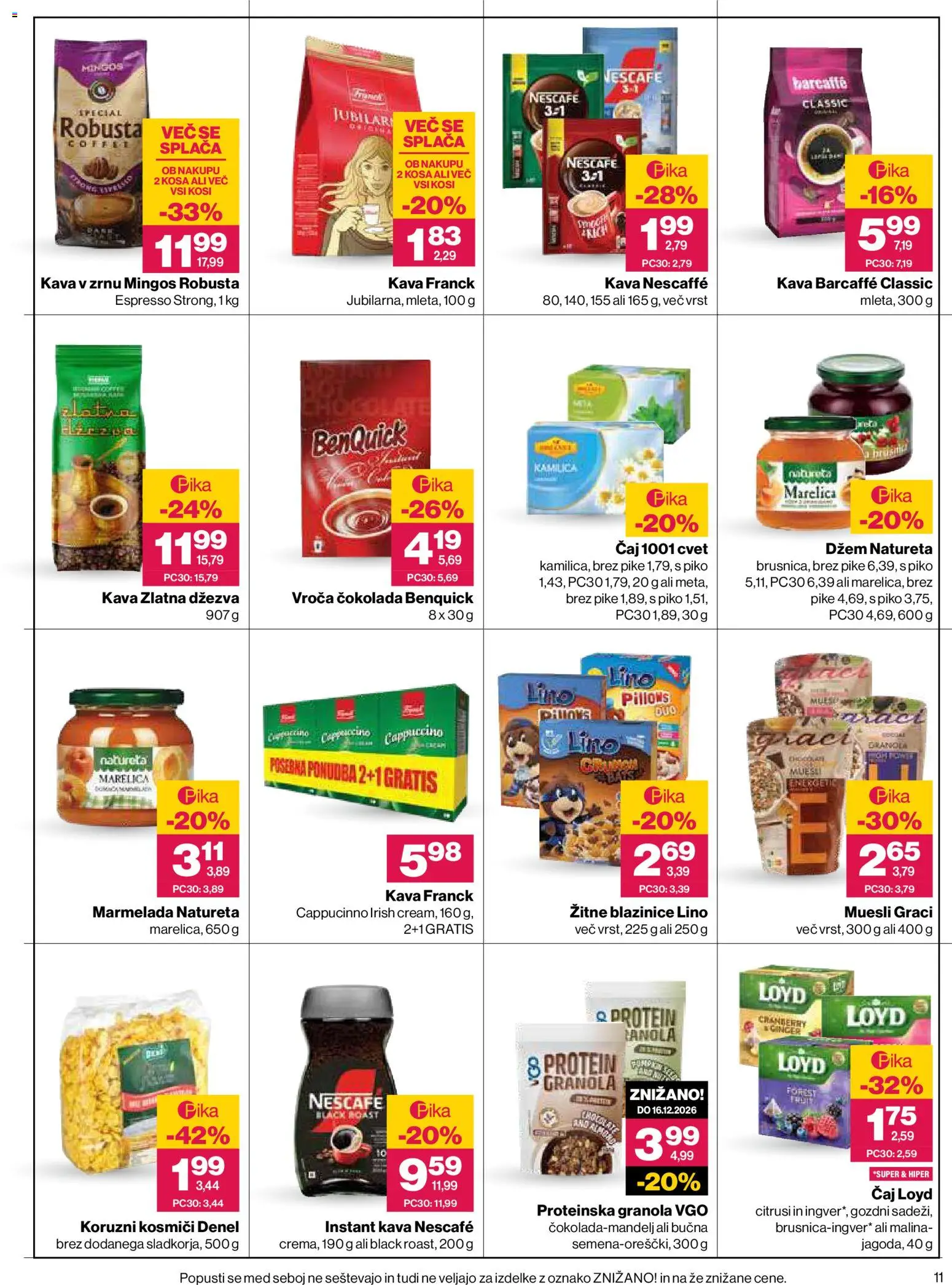 Novi Mercator katalog ponudbe – veljaven od 15.10.2026 | Stran: 11