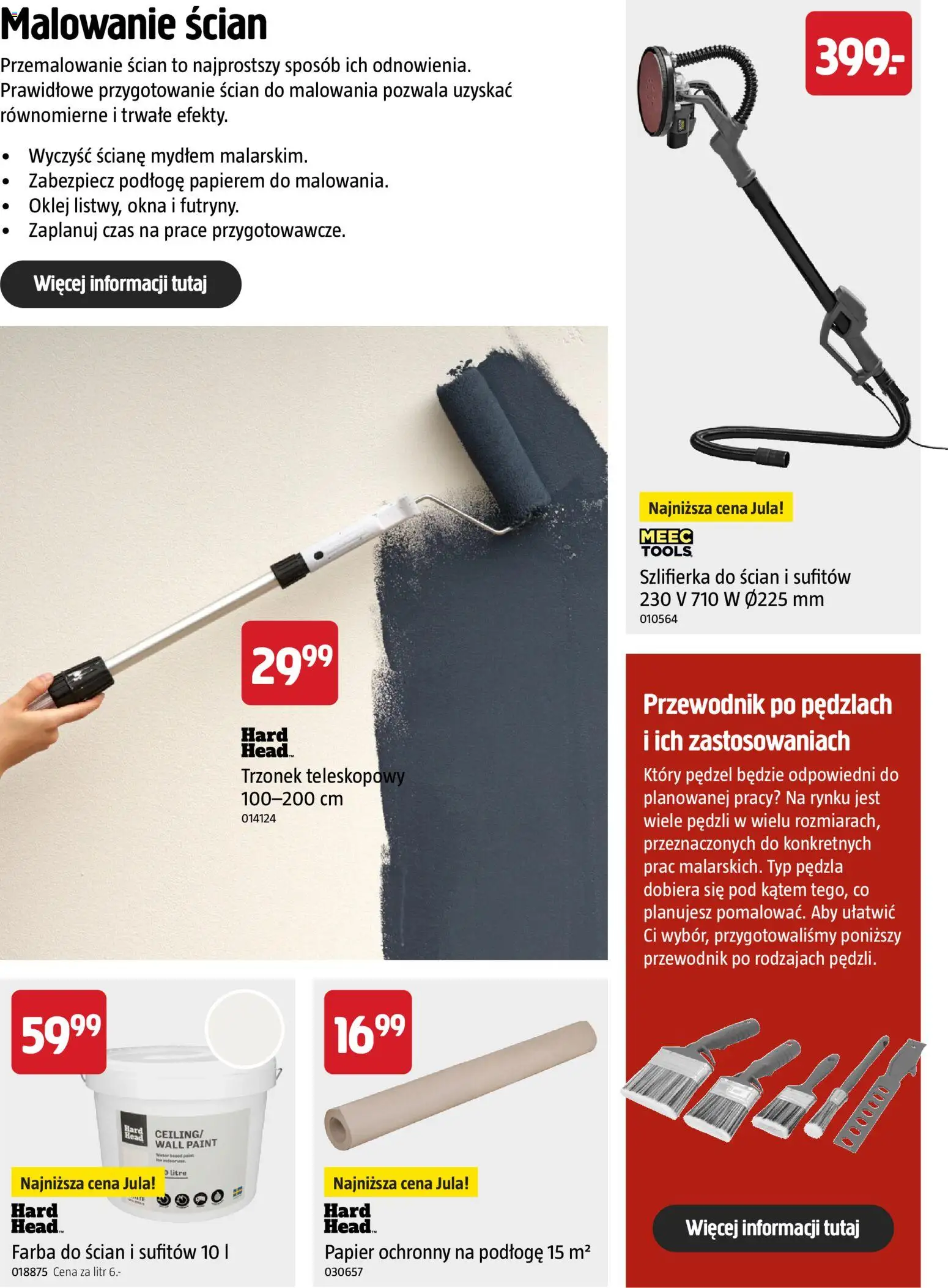 Jula gazetka - Zorganizuj całe Święta w niskich cenach od 22.10.2026 | Strona: 59 | Produkty: Pędzel, Szlifierka