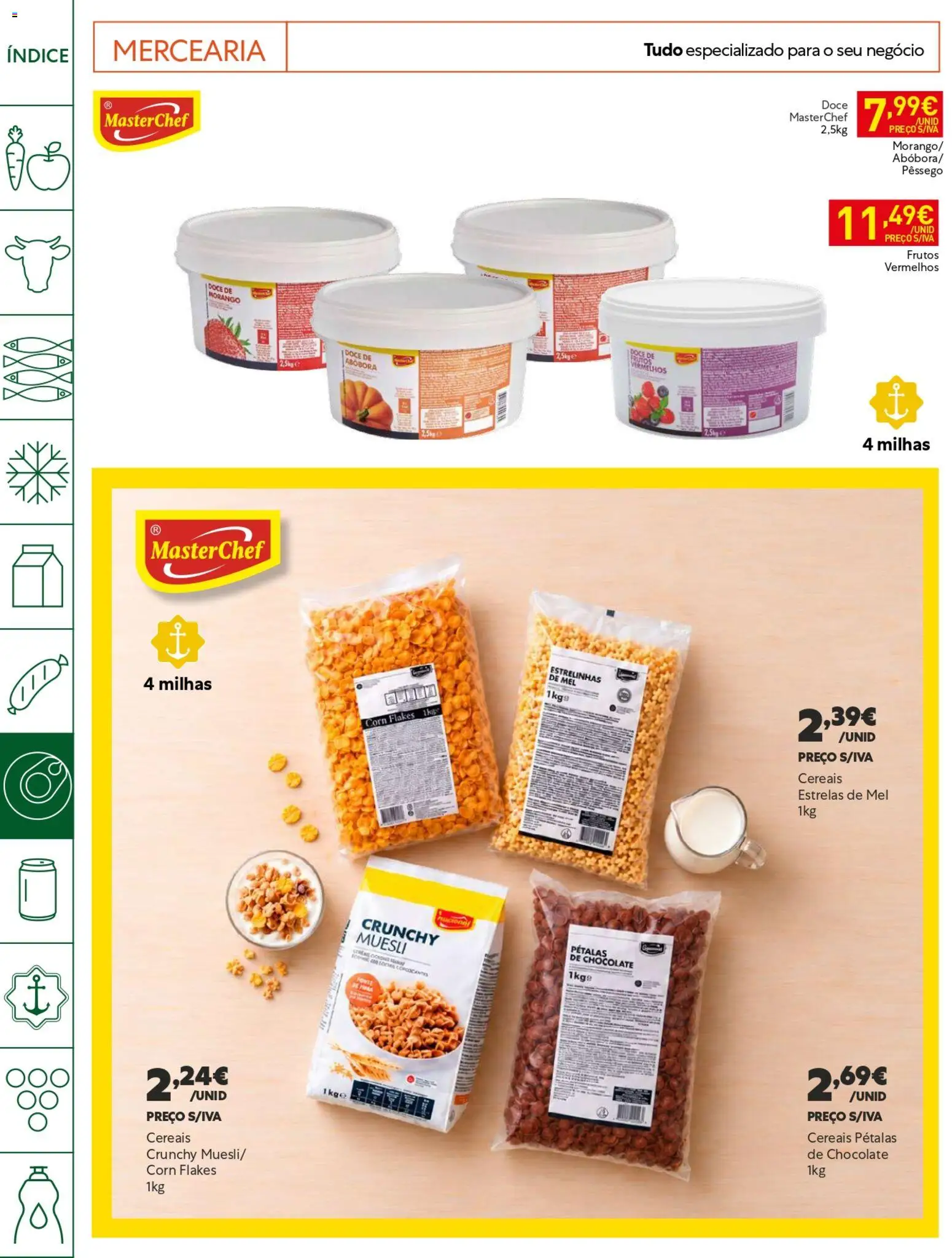 Recheio folheto Horeca │ válido de 20/10/2026 | Página: 14 | Produtos: Muesli, Mercearia, Chocolate, Cereais