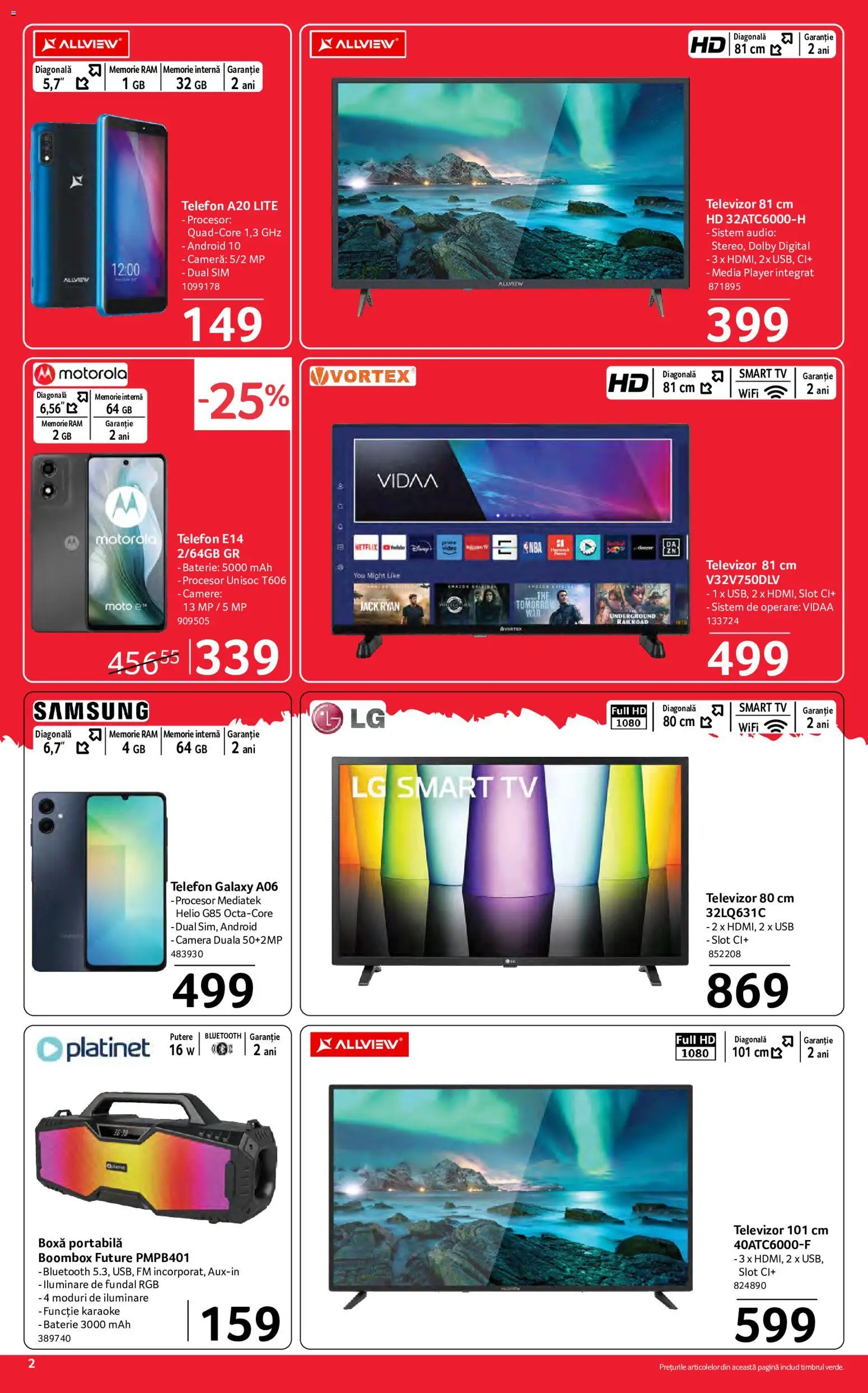 Noul catalog Selgros – valabil de la 15.05.2026 | Pagină: 2 | Produse: Audio, Cameră, Baterie, Boxă portabilă