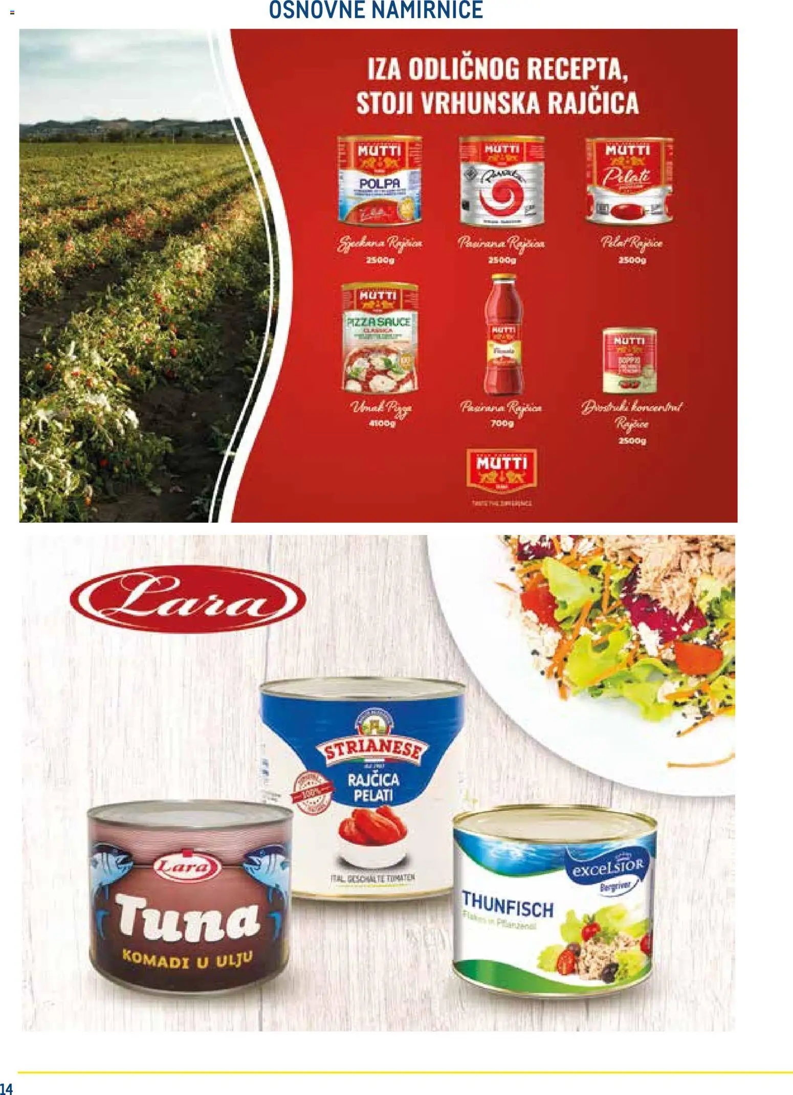 Metro katalog | vrijedi od 03.06.2026 | Stranica: 14 | Proizvodi: Rajčica, Tuna