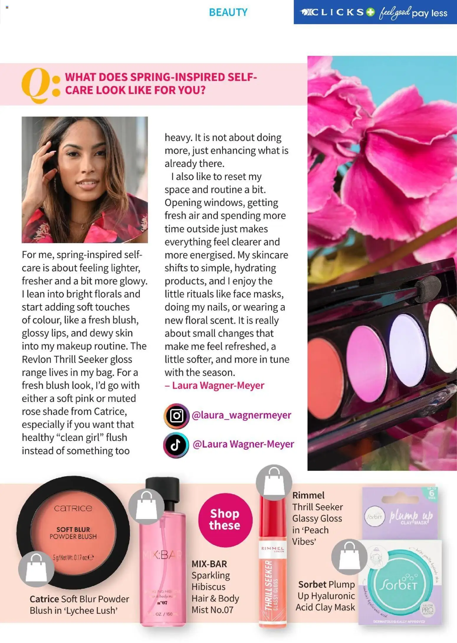 New Clicks catalogue – valid from 01/08/2026 | Page: 13 | Products: Gloss, Powder, Blush, Clay